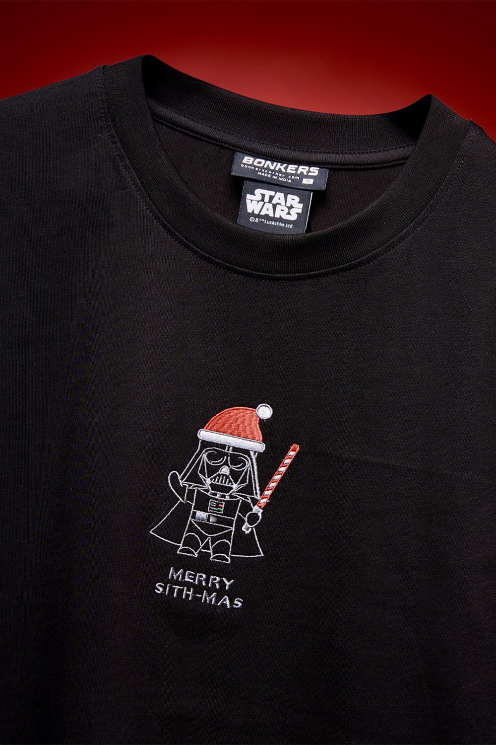 Merry Sith-Mas Oversized T-shirt - BonkersCorner