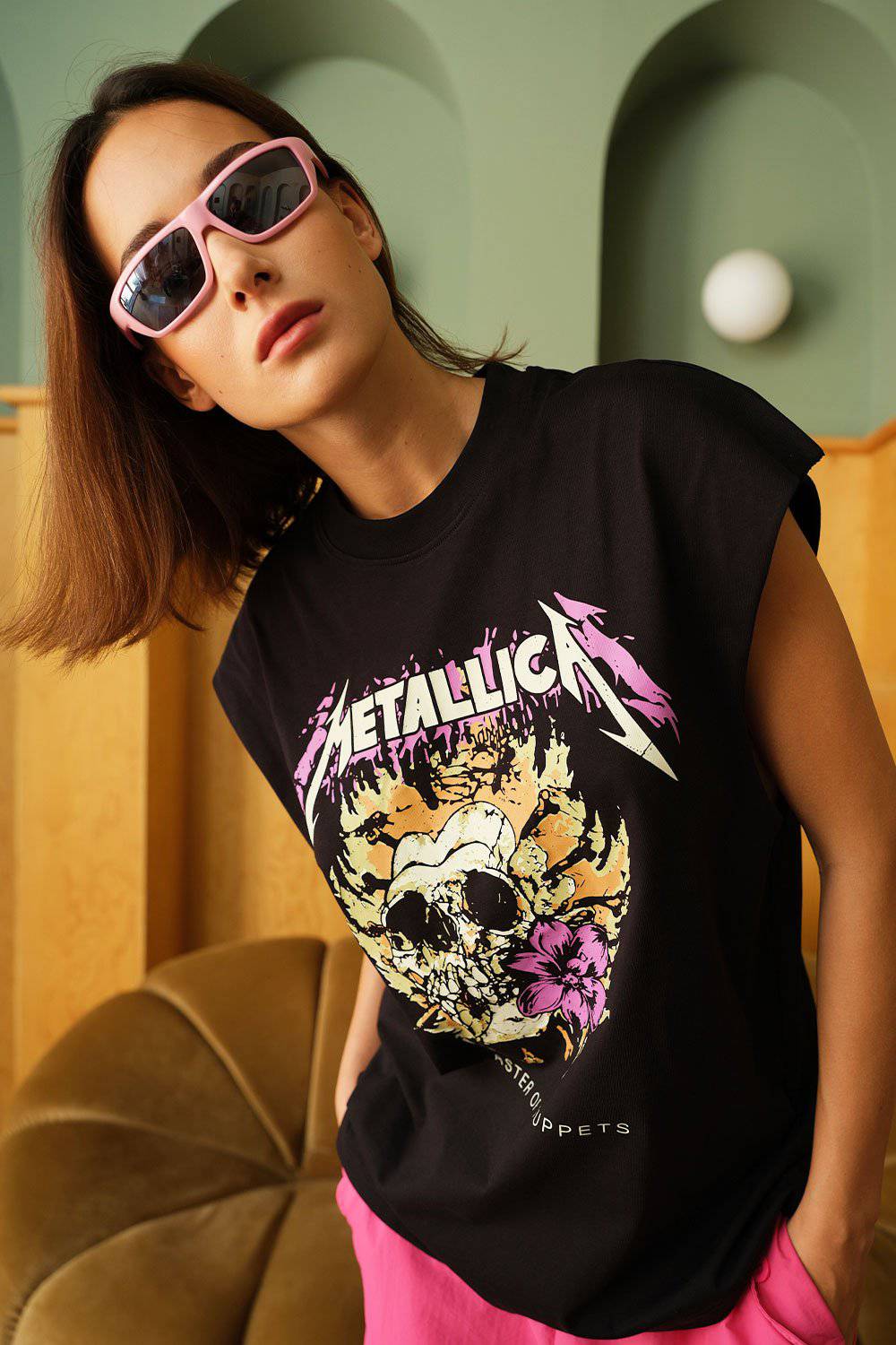 Metallic Vest Tank - BonkersCorner