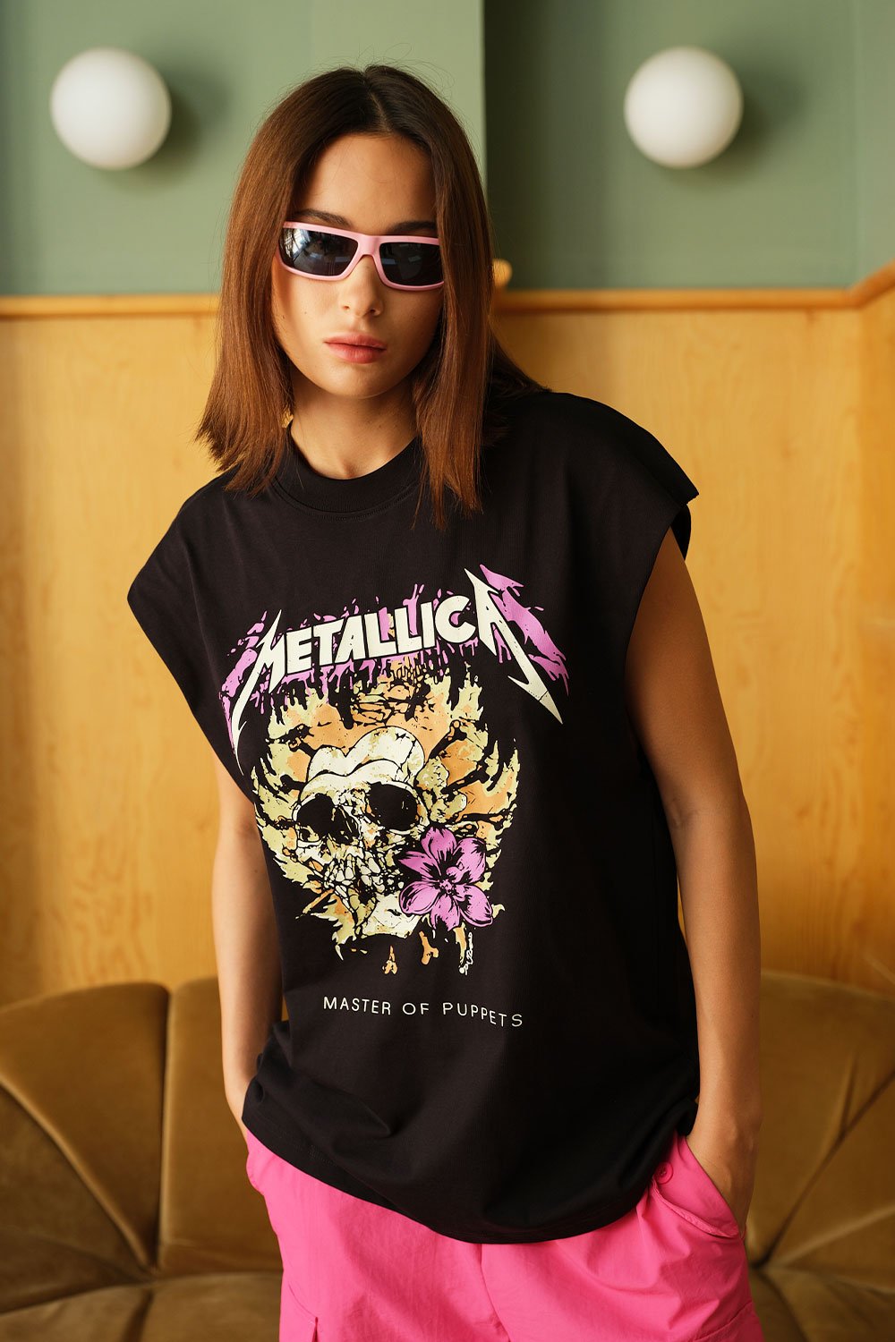 Metallic Vest Tank - BonkersCorner