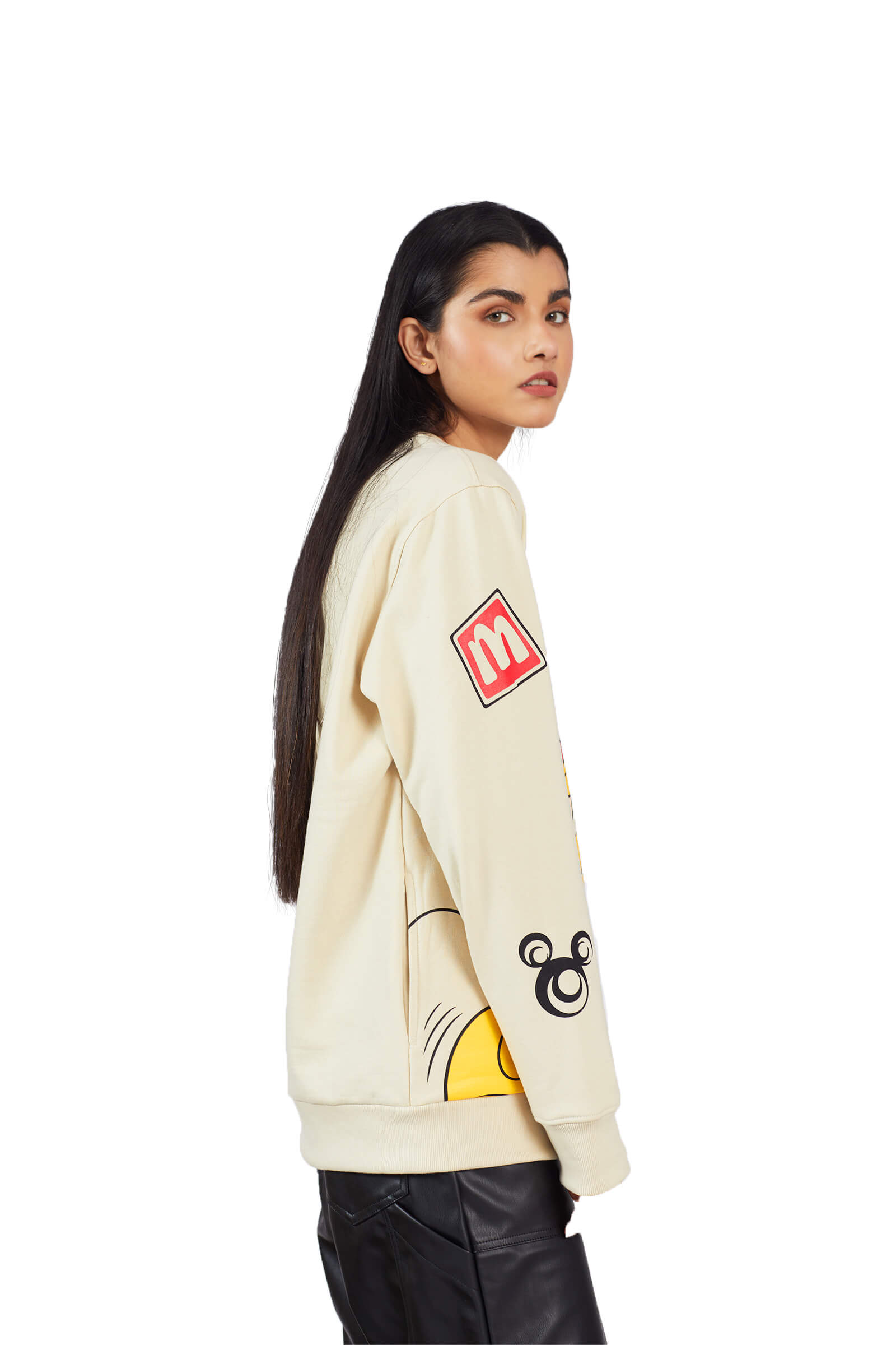 Mickey & Pluto Oversized Sweatshirt - BonkersCorner