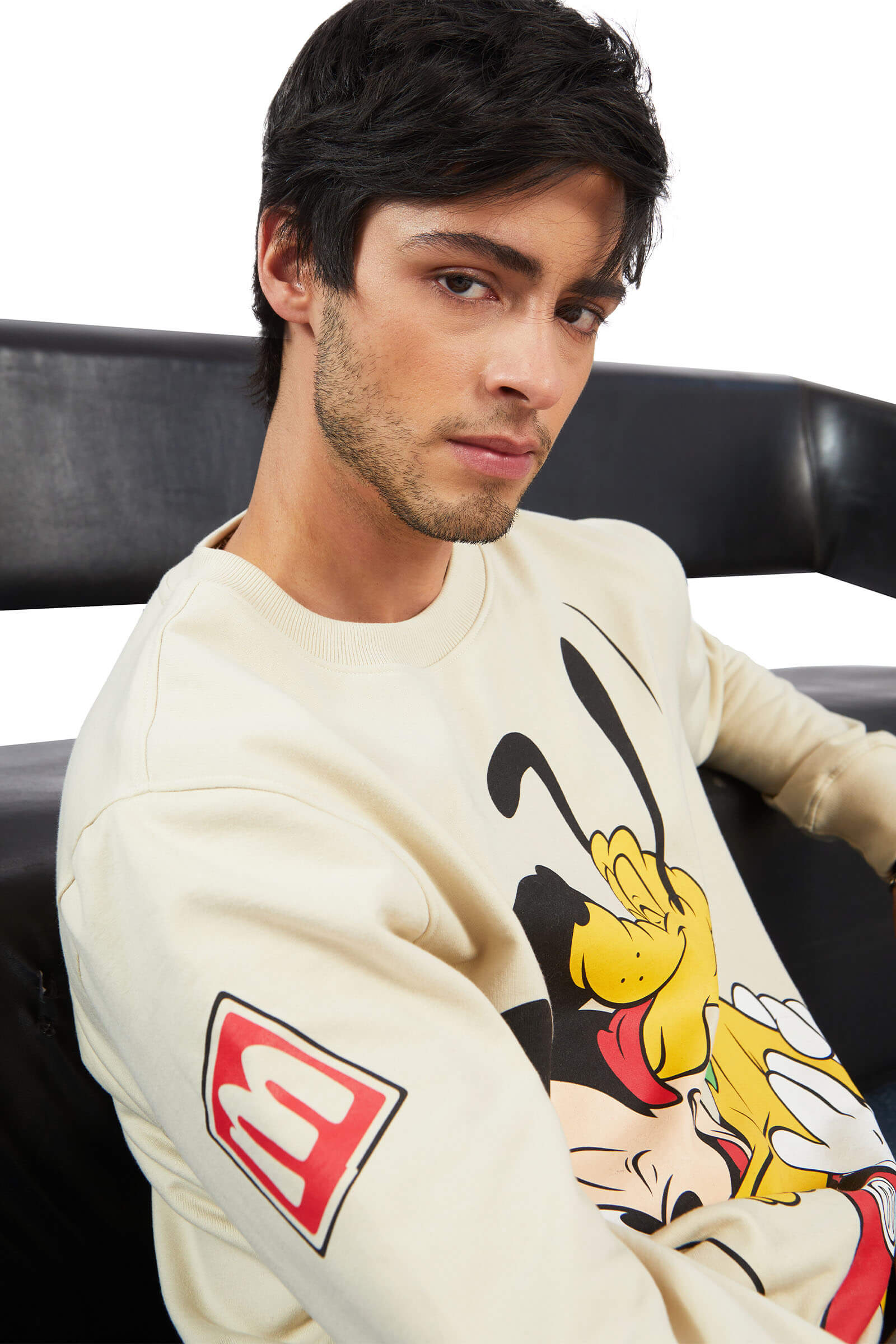 Mickey & Pluto Oversized Sweatshirt - BonkersCorner