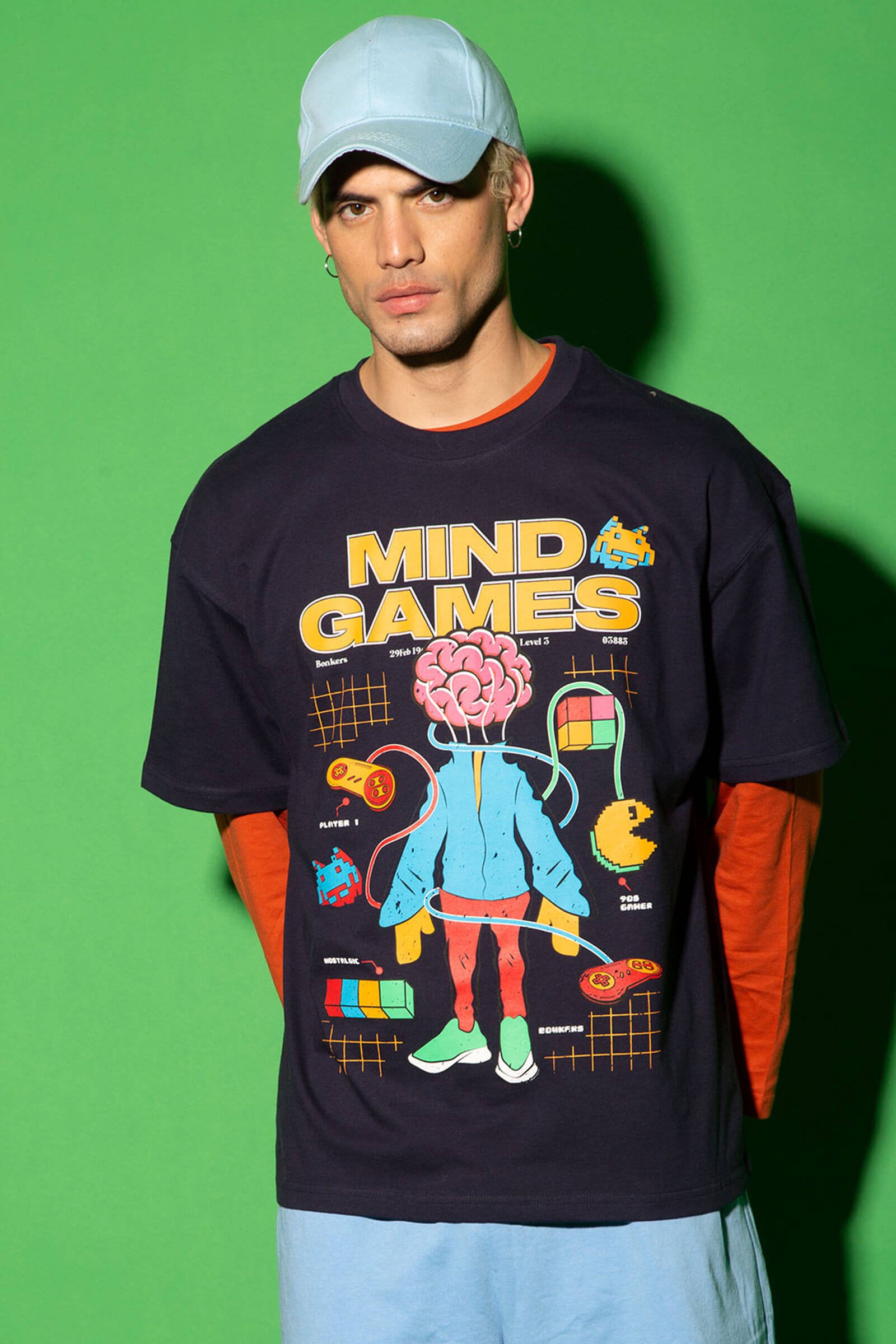 Mind Games Oversized T-Shirt - BonkersCorner