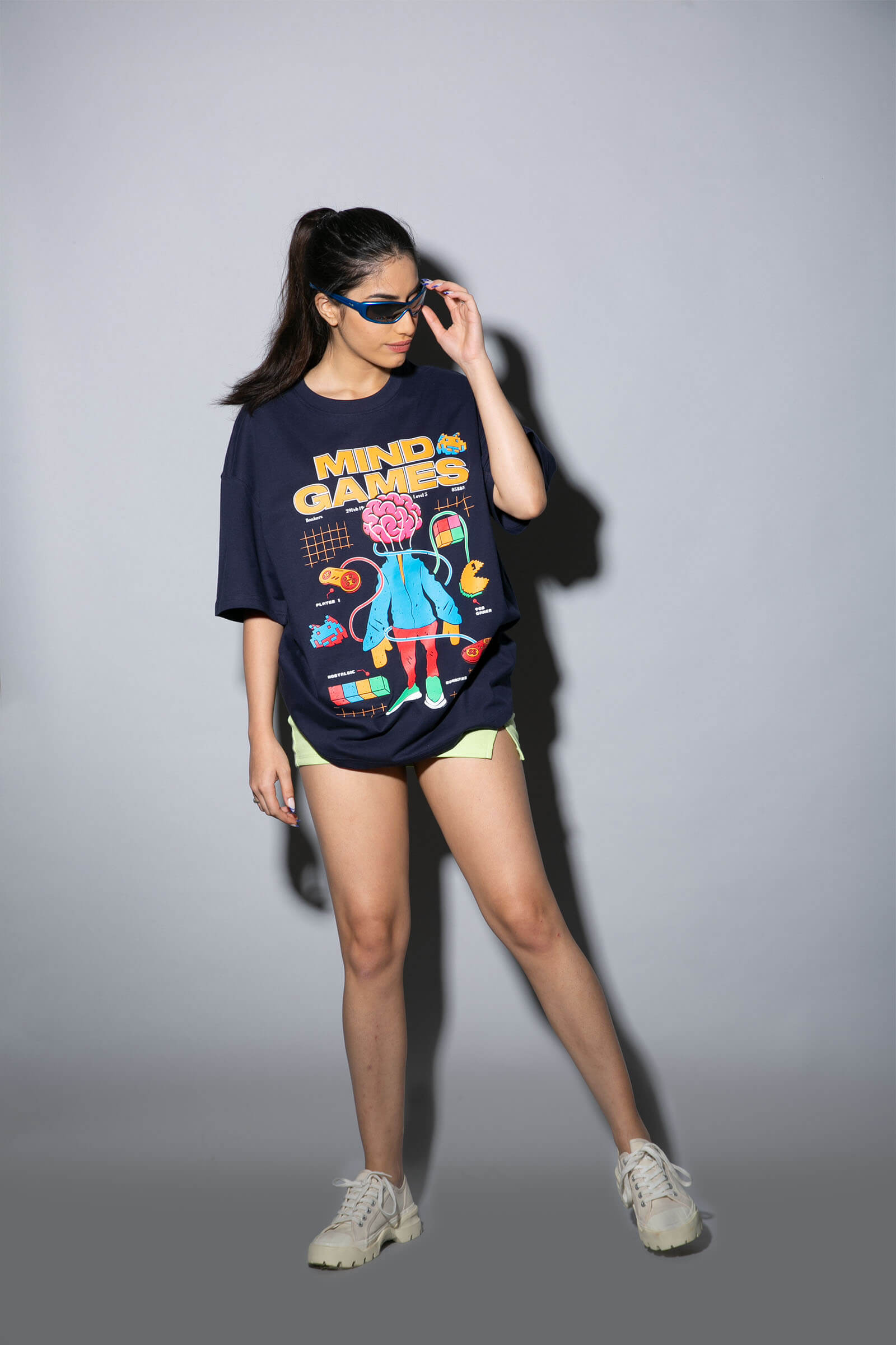 Mind Games Oversized T-Shirt - BonkersCorner