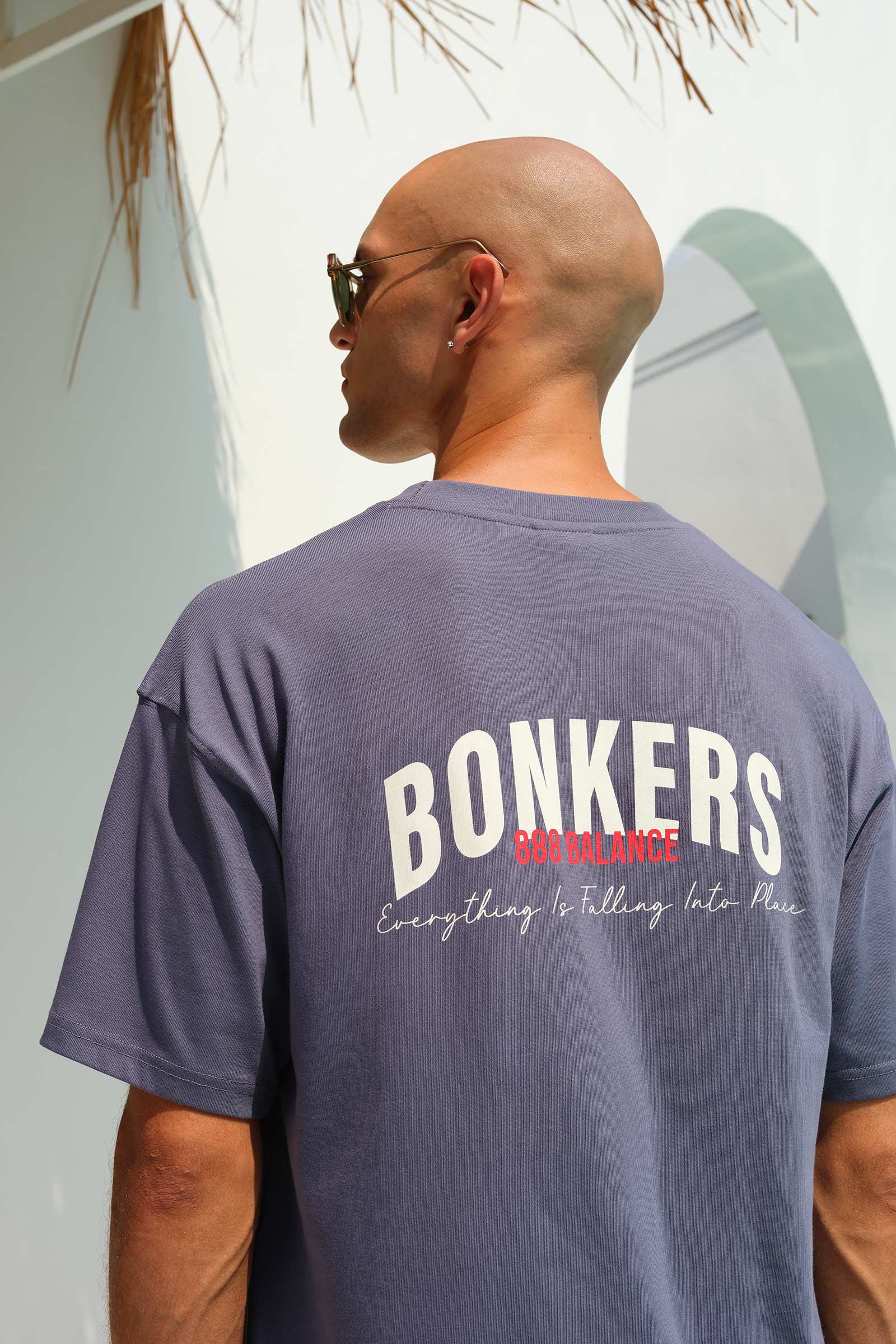 Moonlight Blue 100% Supima Cotton Oversized T-shirt - BonkersCorner
