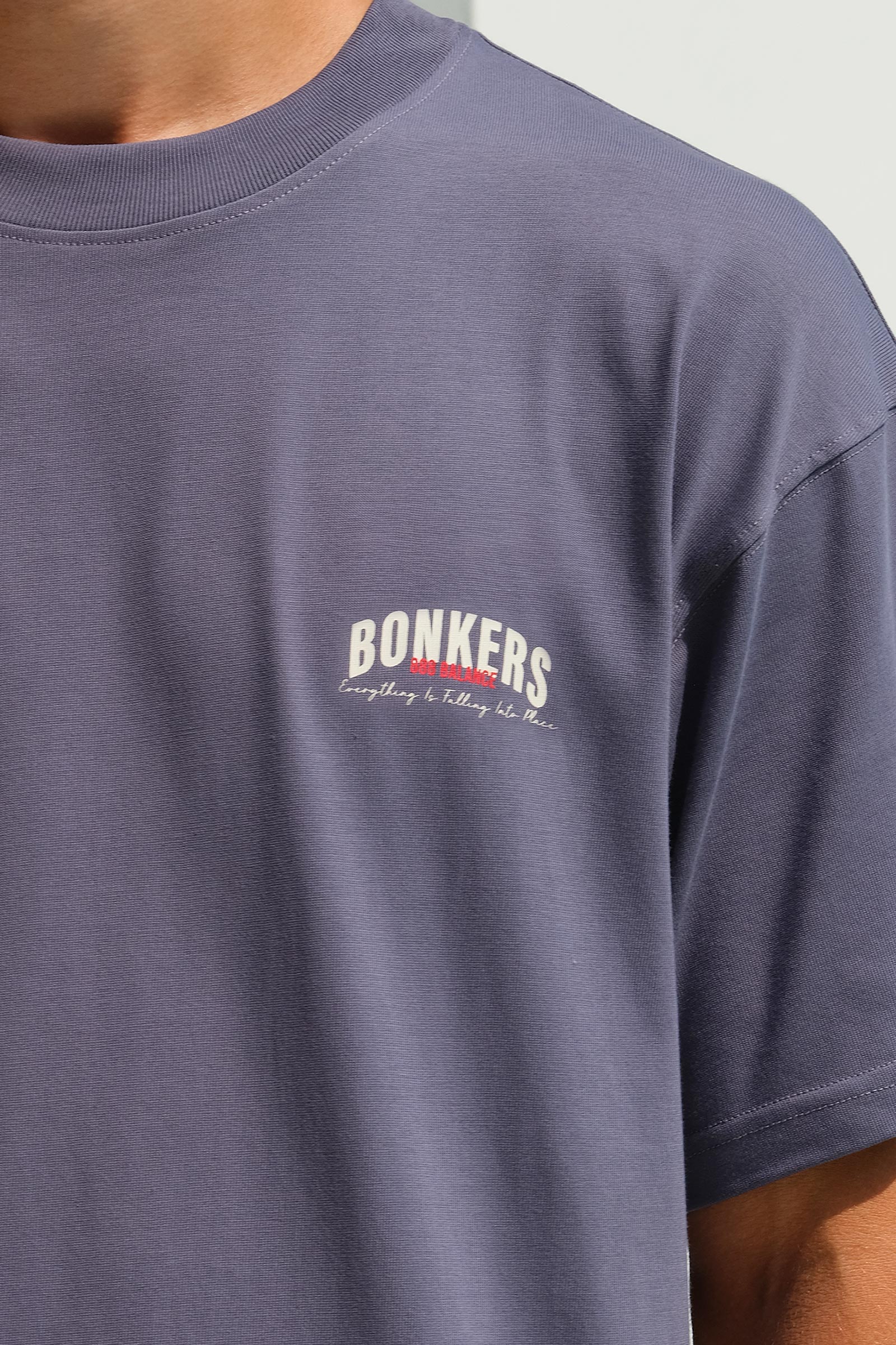 Moonlight Blue 100% Supima Cotton Oversized T-shirt - BonkersCorner
