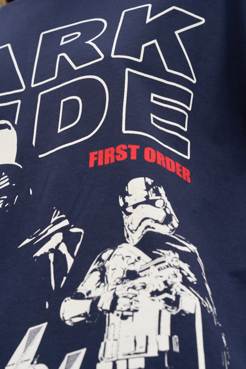 Navy Blue Dark Side Oversized T-shirt - BonkersCorner