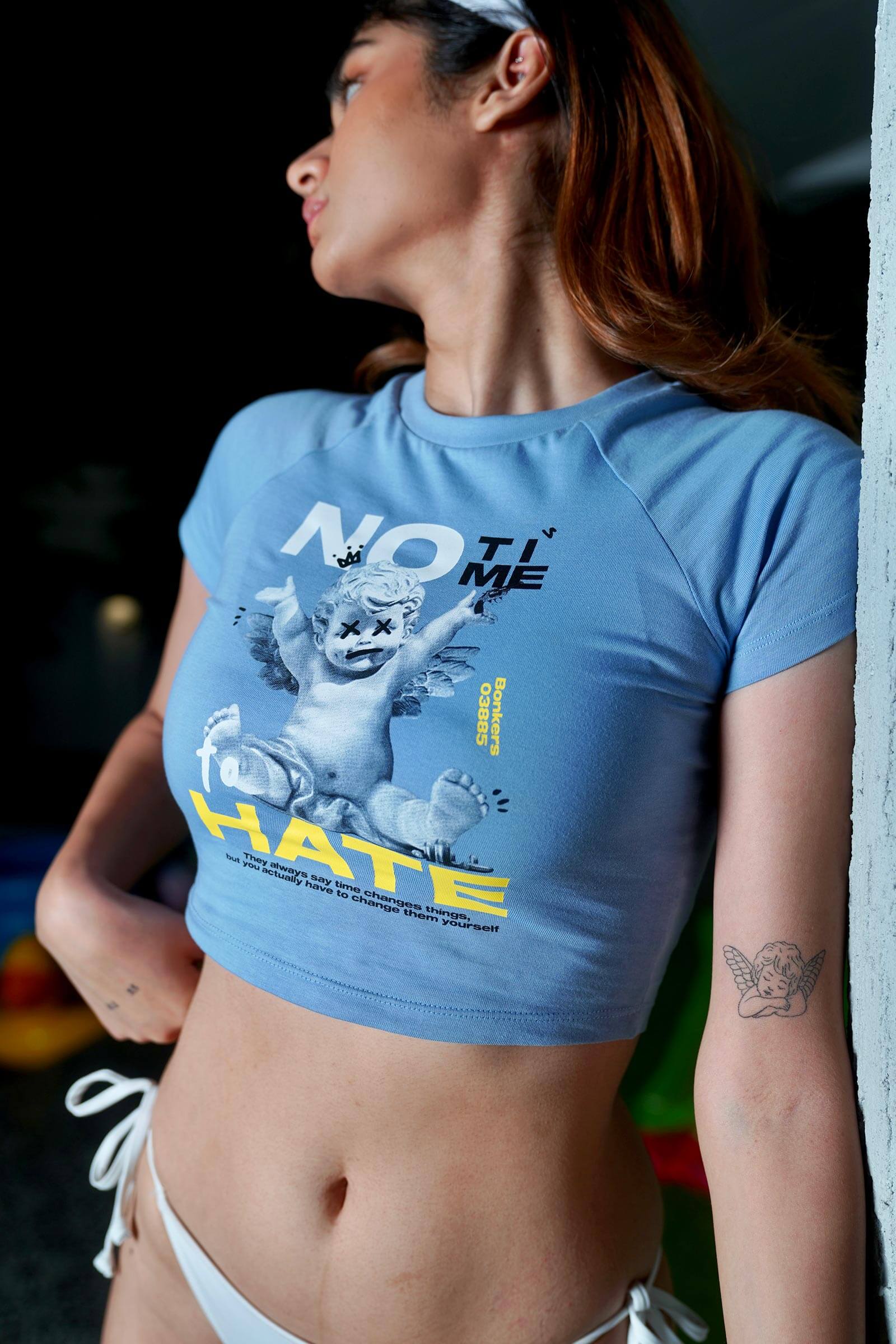 No Hate Baby Tee - BonkersCorner