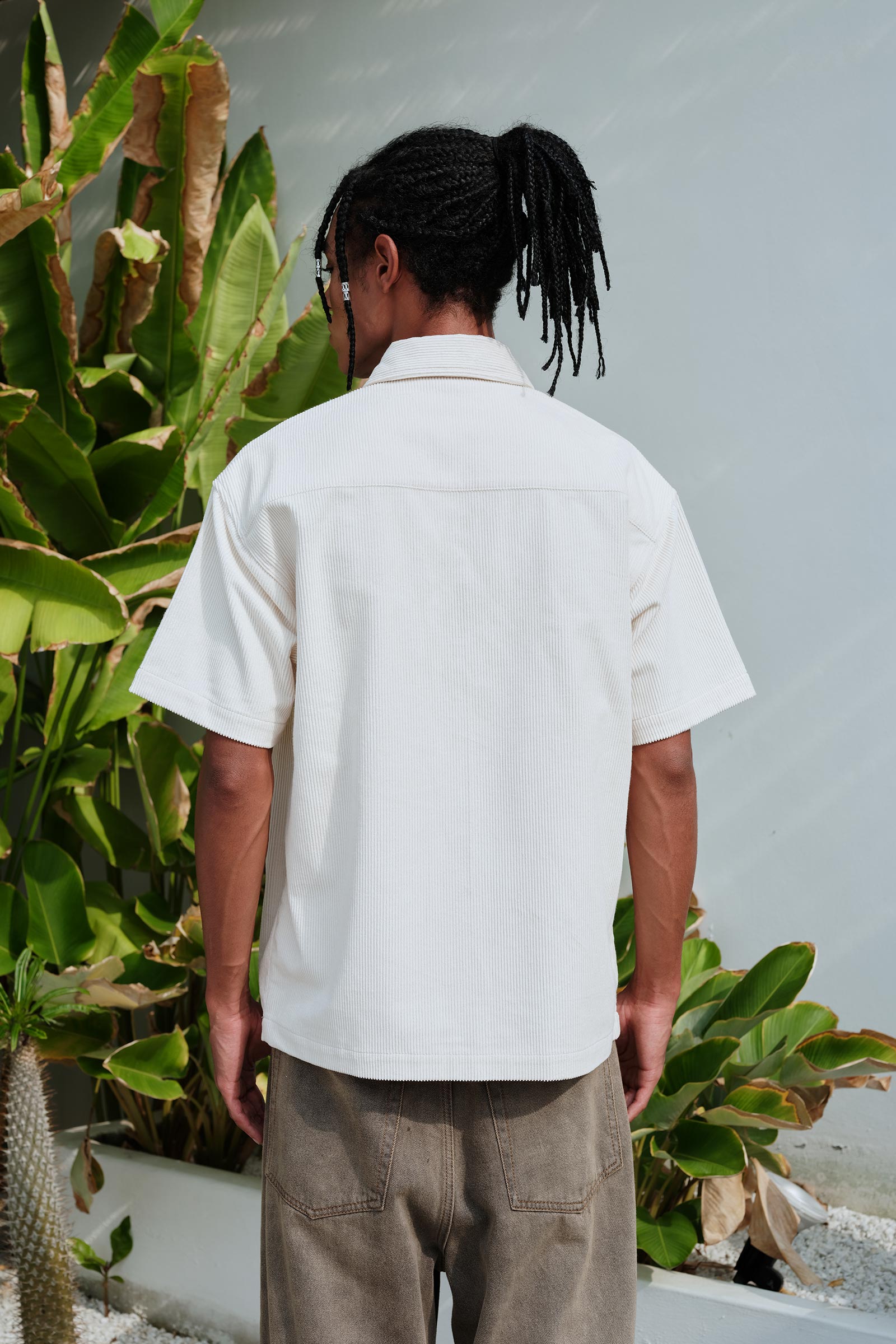 Off White Corduroy Shirt - BonkersCorner