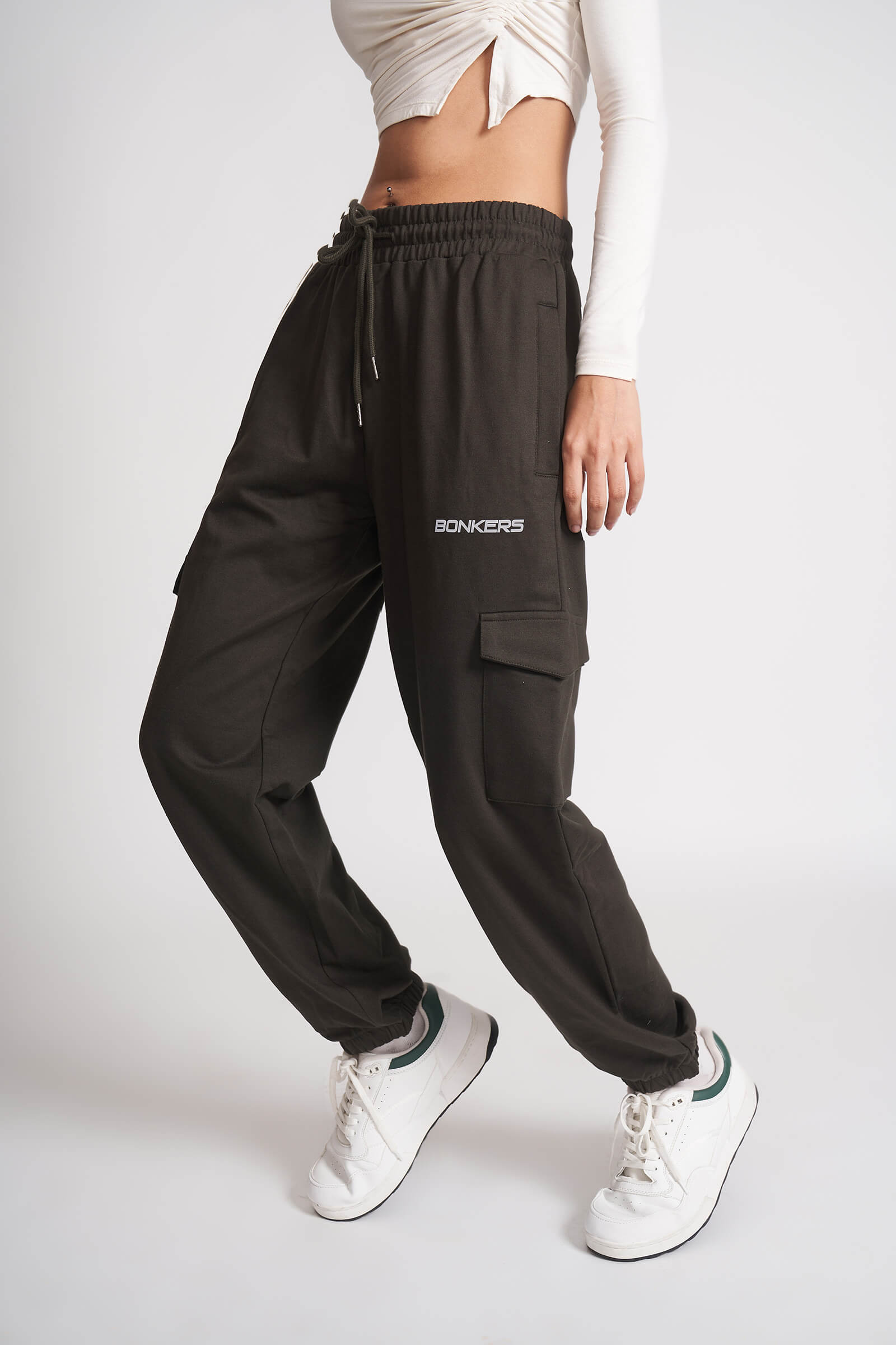 Olive Cargo Pants - BonkersCorner