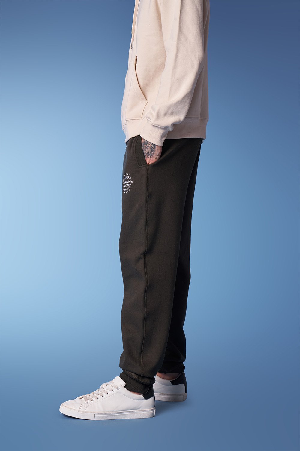 Olive Heavyweight Joggers - BonkersCorner