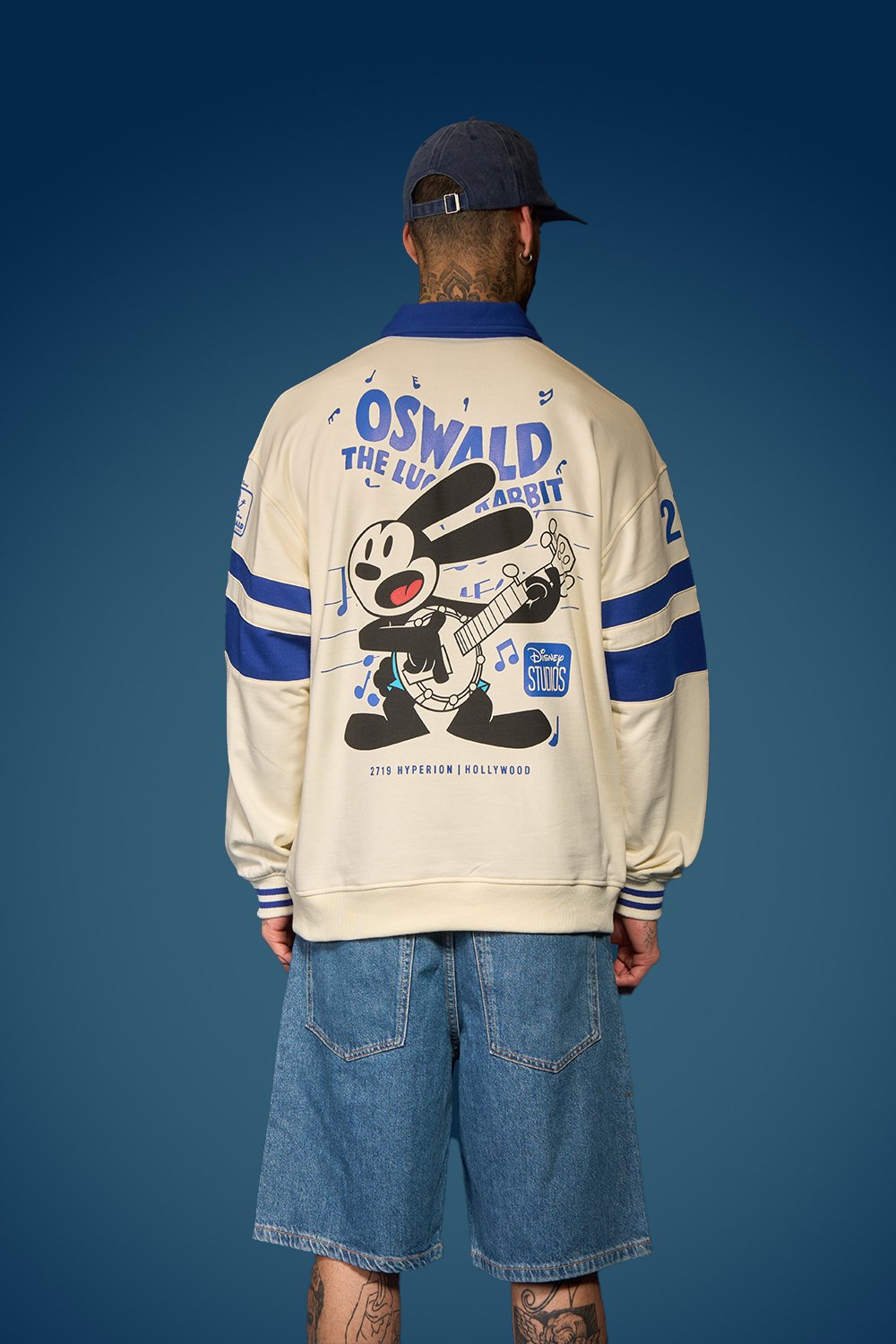 Oswald Oversized Collared Sweatshirt - BonkersCorner