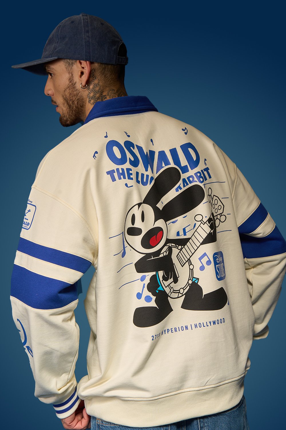 Oswald Oversized Collared Sweatshirt - BonkersCorner