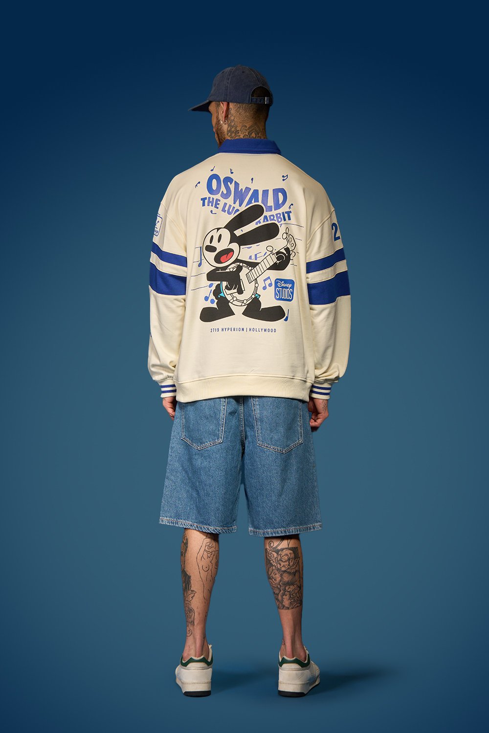 Oswald Oversized Collared Sweatshirt - BonkersCorner