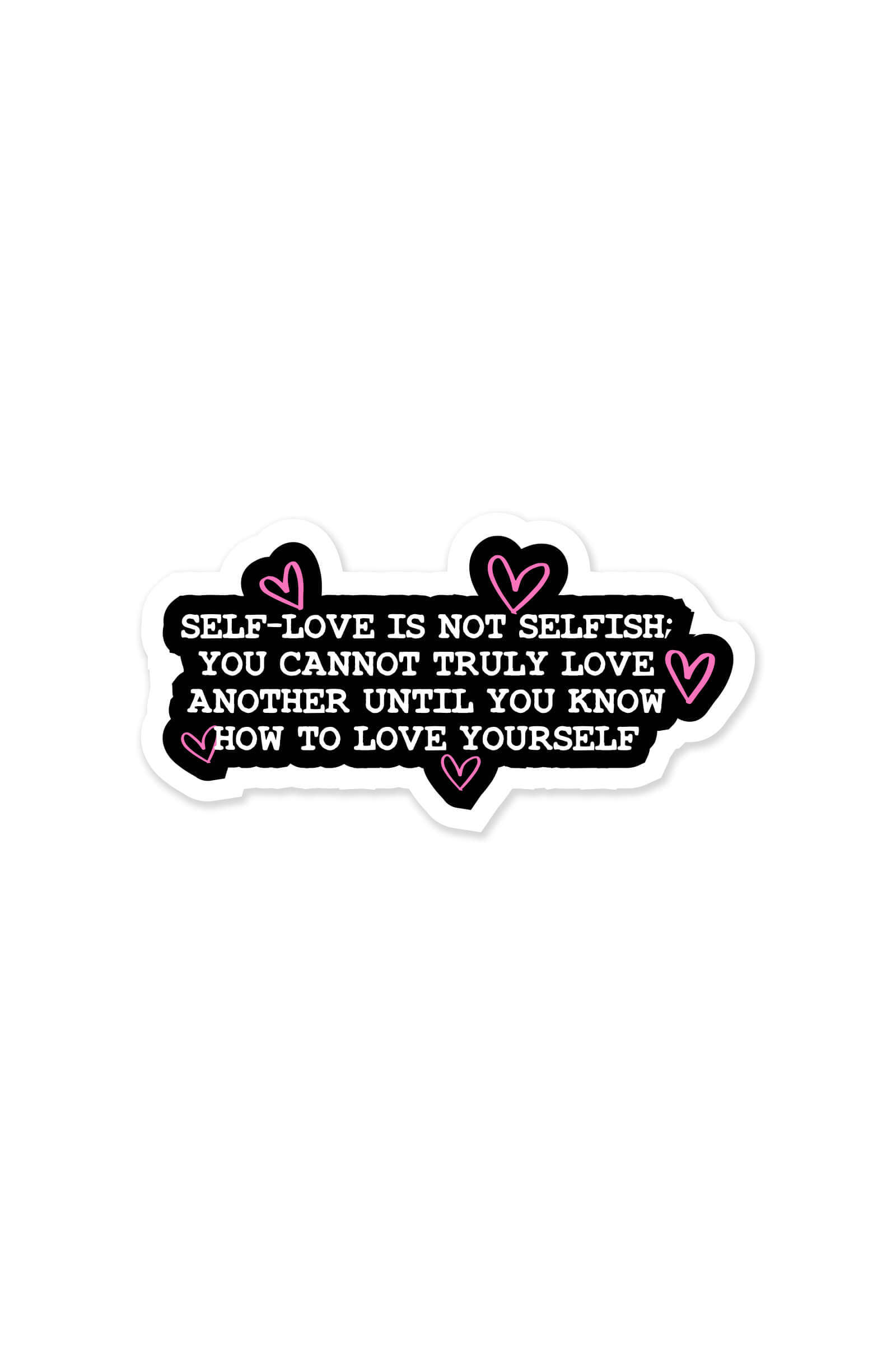 Pack Of 10 Self Love Sticker Set - BonkersCorner
