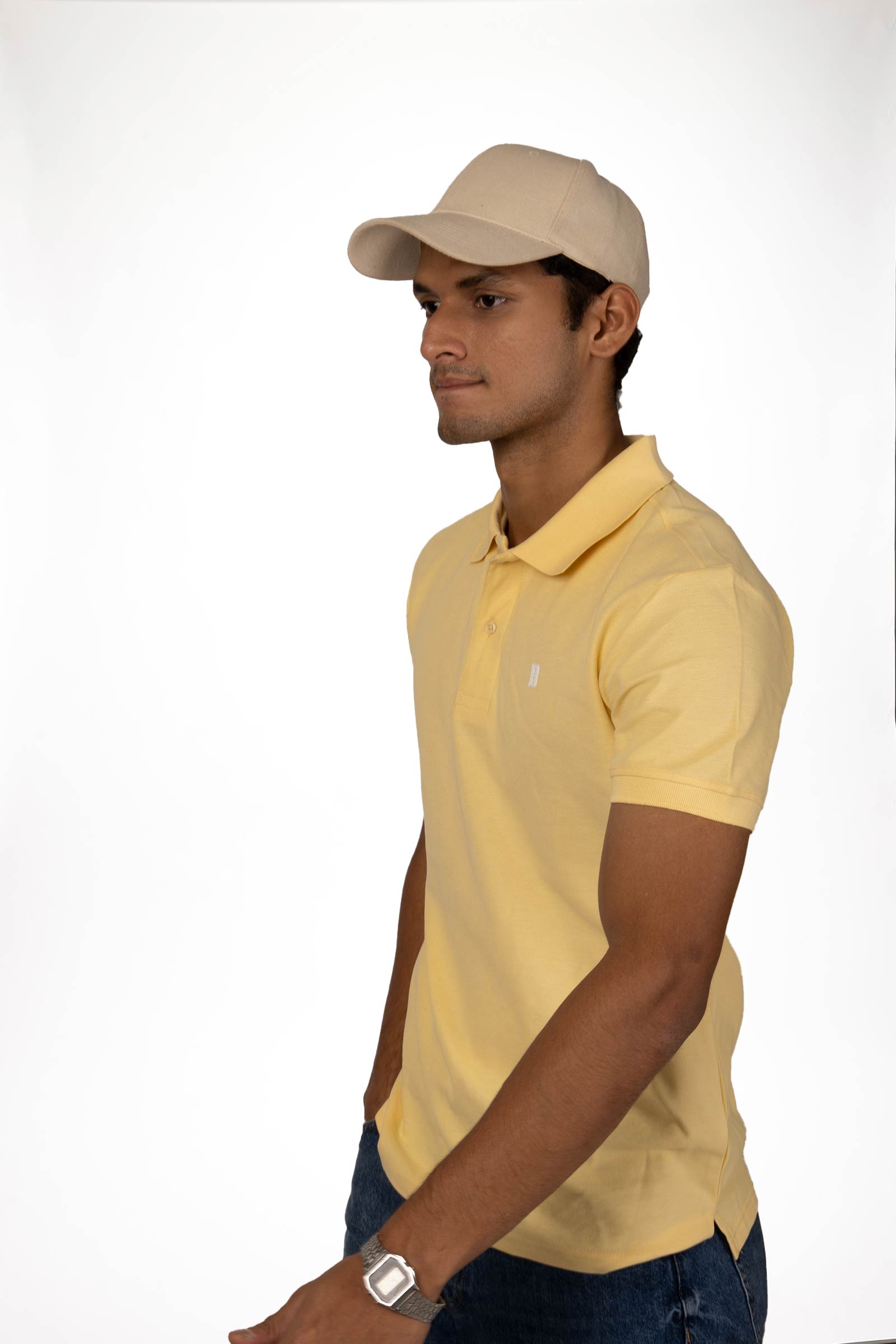 Pastel Yellow Polo - BonkersCorner