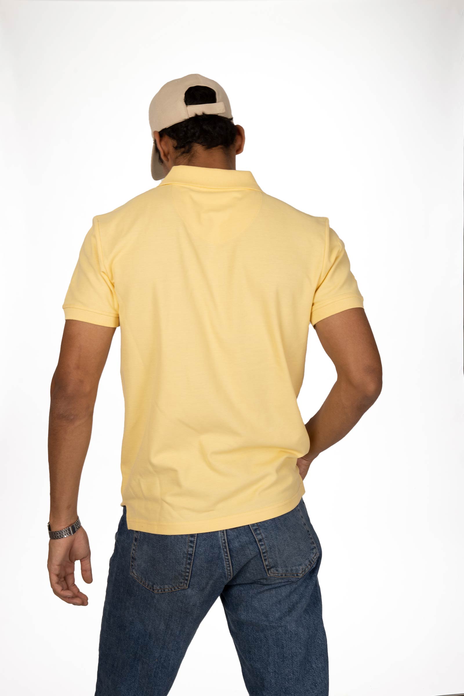Pastel Yellow Polo - BonkersCorner