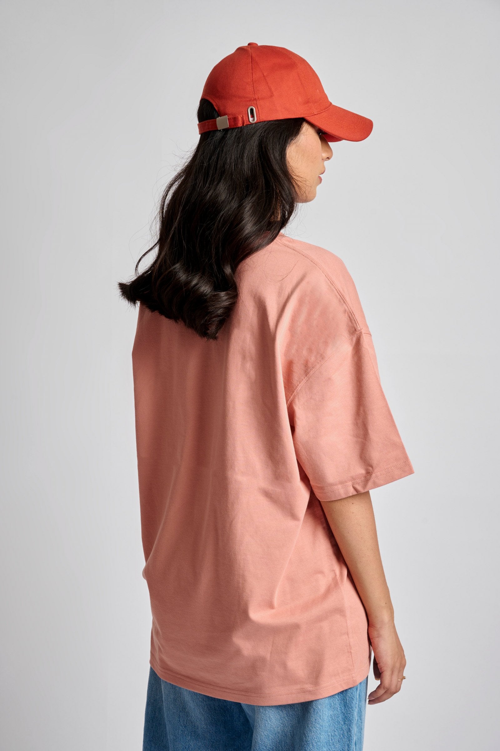 Peach Heavyweight Oversized T-shirt - BonkersCorner
