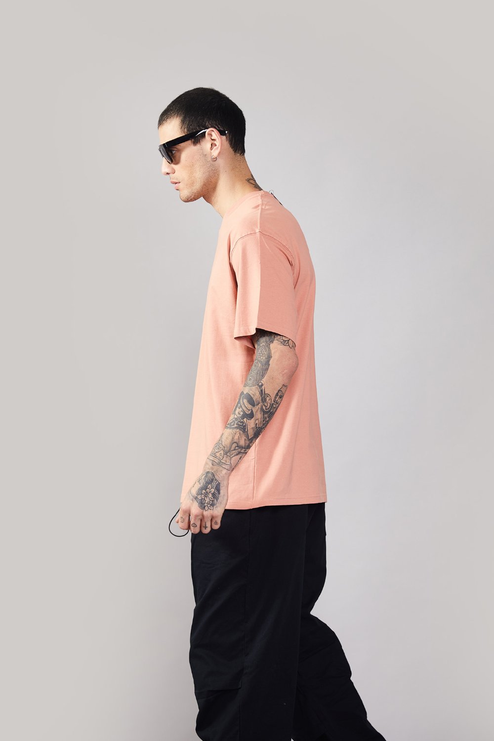 Peach Heavyweight Oversized T-shirt - BonkersCorner