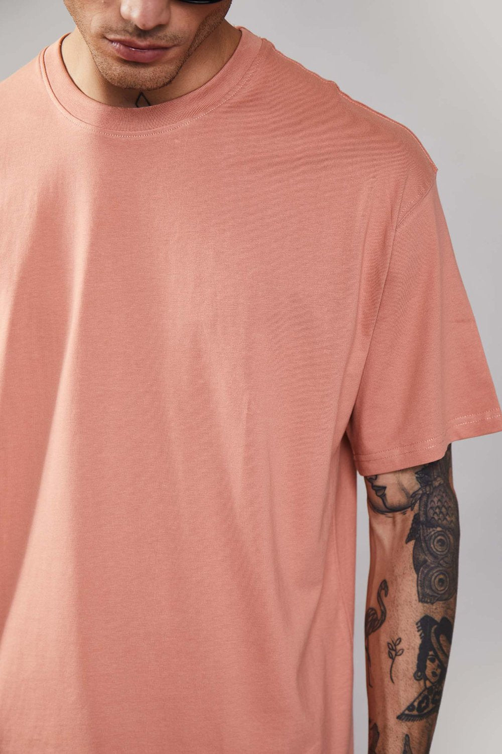 Peach Heavyweight Oversized T-shirt - BonkersCorner