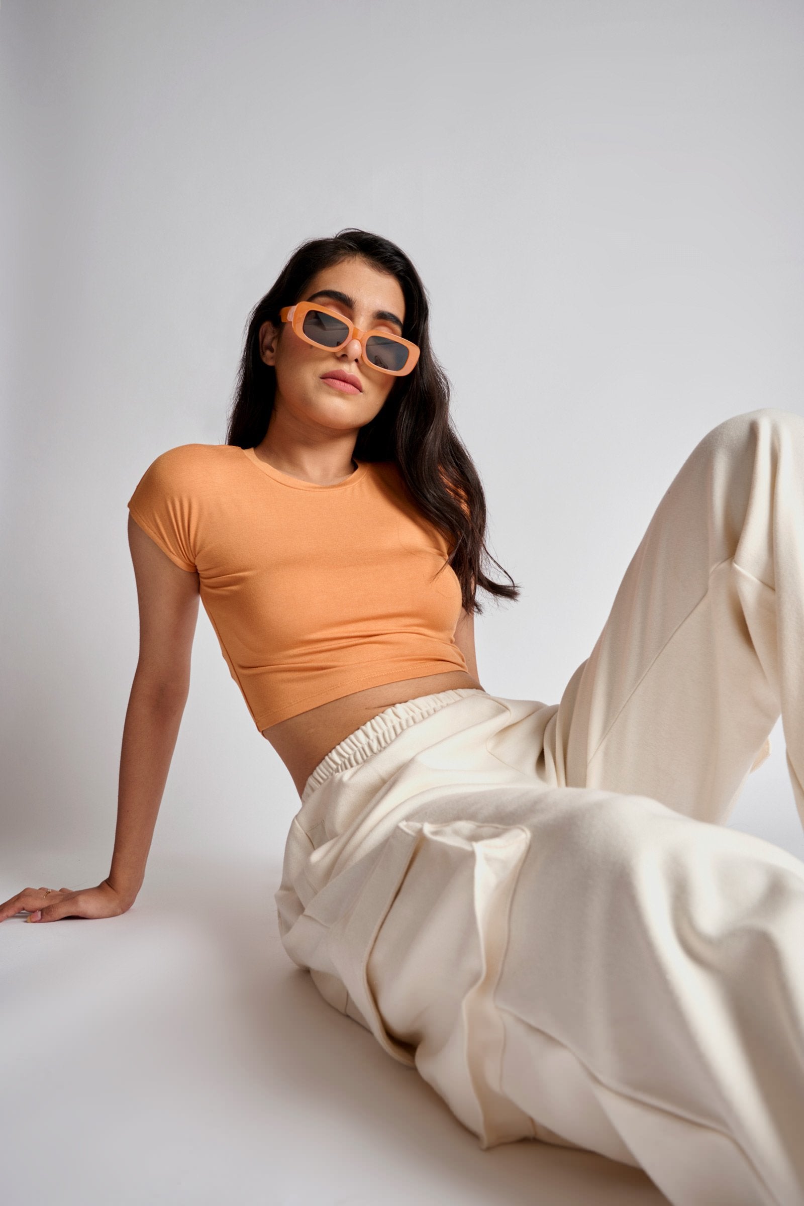 Peachy Skin Fit Crop Top - BonkersCorner