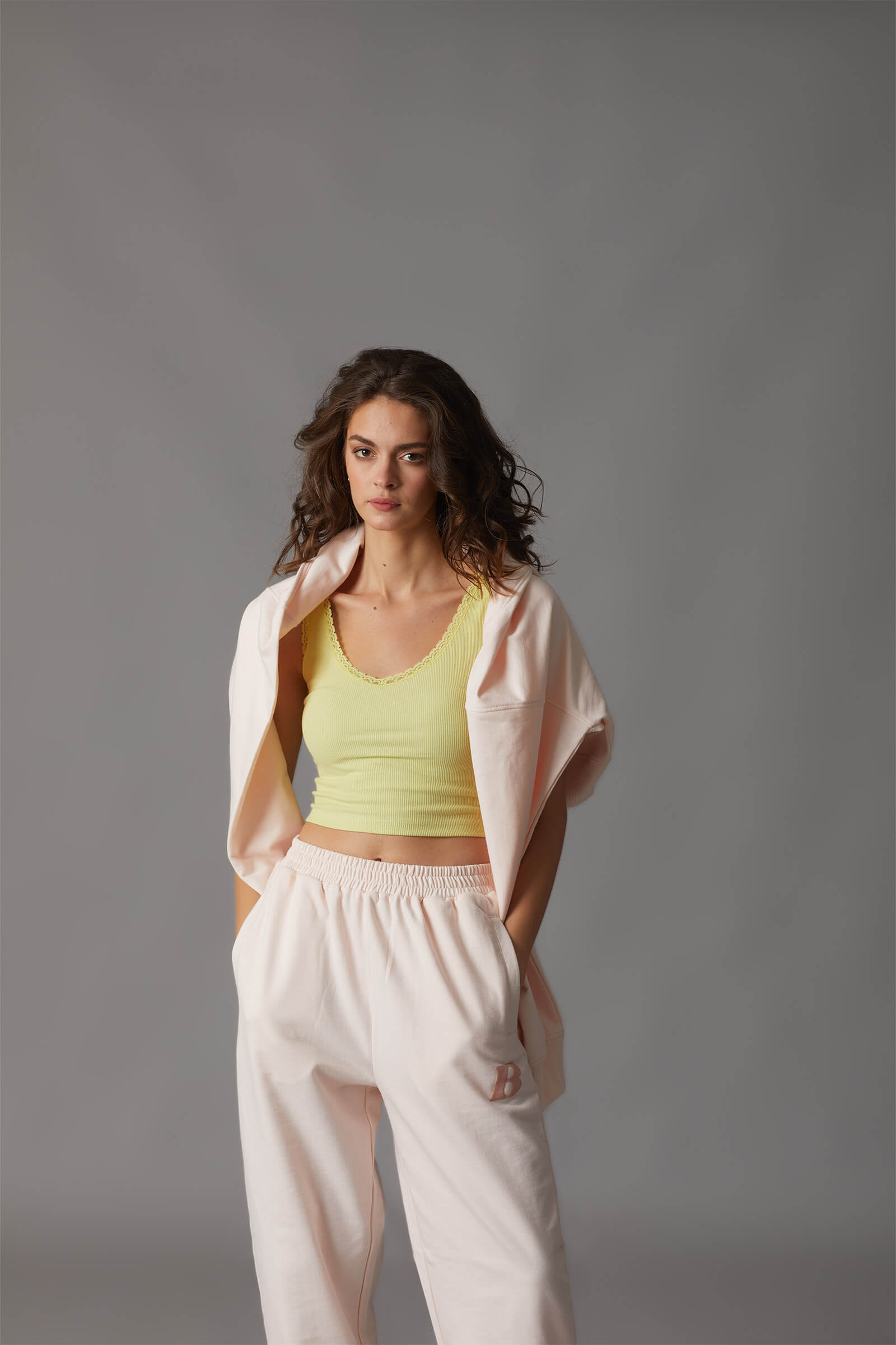 Pink Crop Hoodie - BonkersCorner