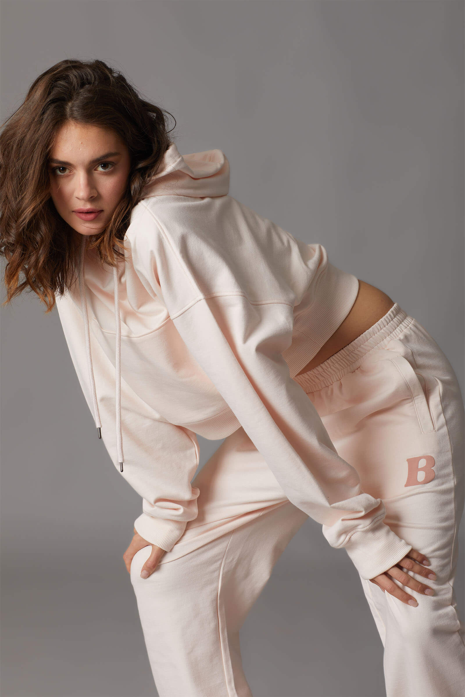 Pink Crop Hoodie - BonkersCorner