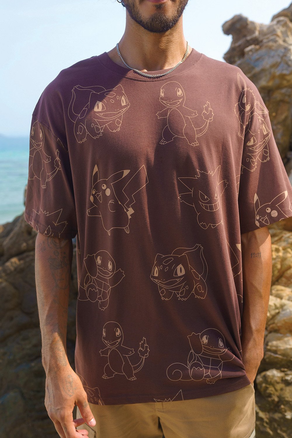 Pokemon Assemble Oversized T-shirt - BonkersCorner