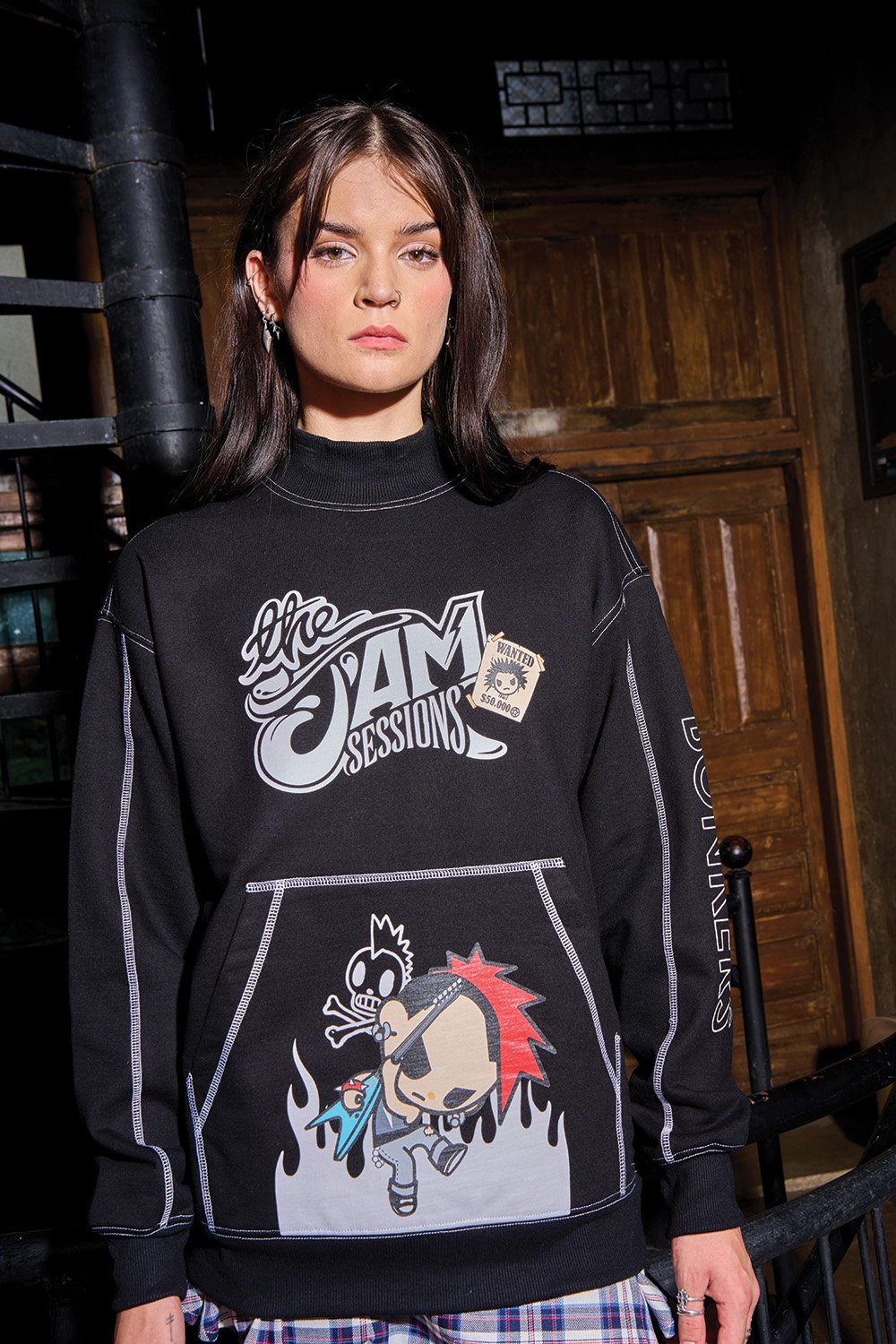Punkstar tokidoki Highneck Sweatshirt - BonkersCorner
