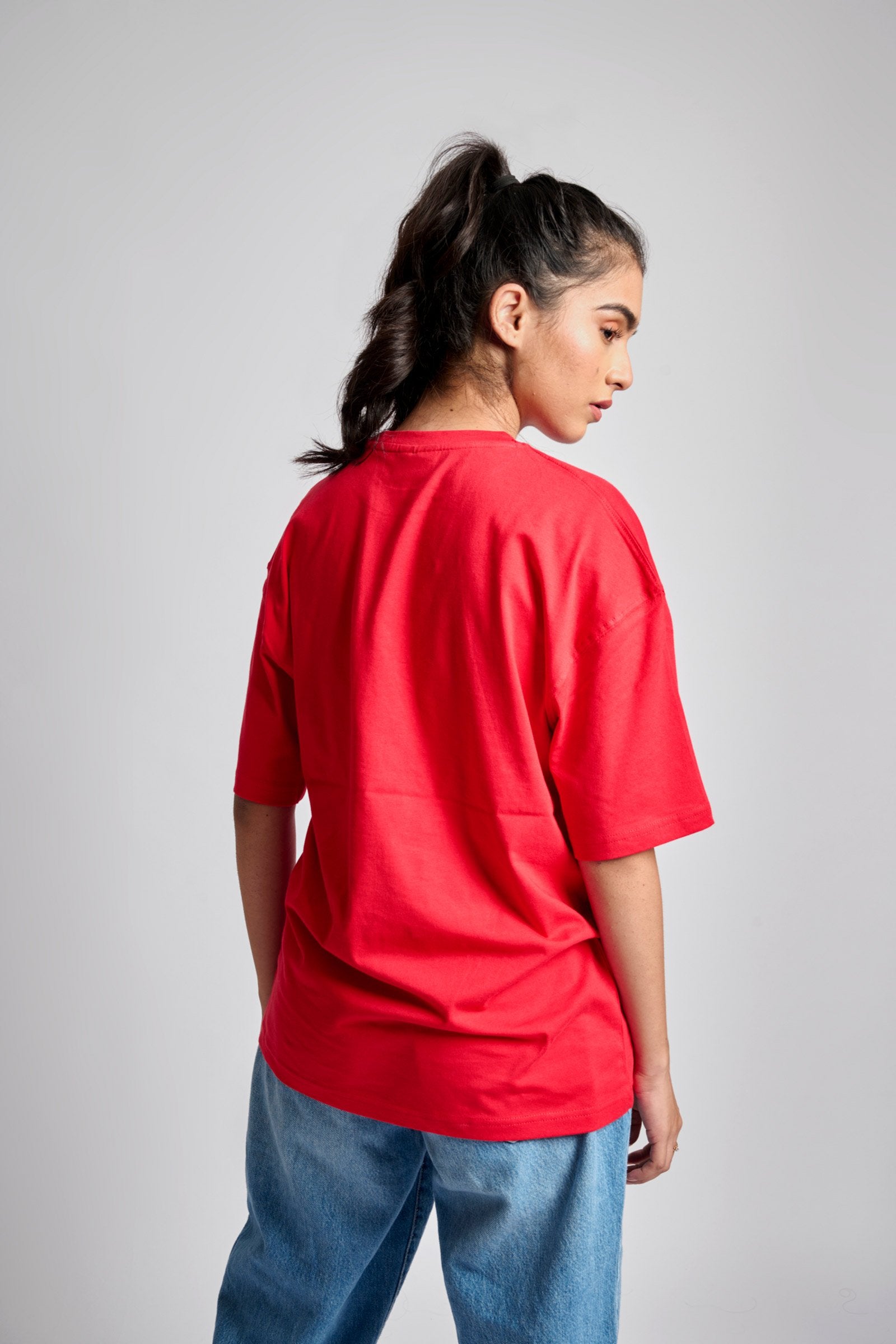 Red Motorsport Oversized T-Shirt - BonkersCorner