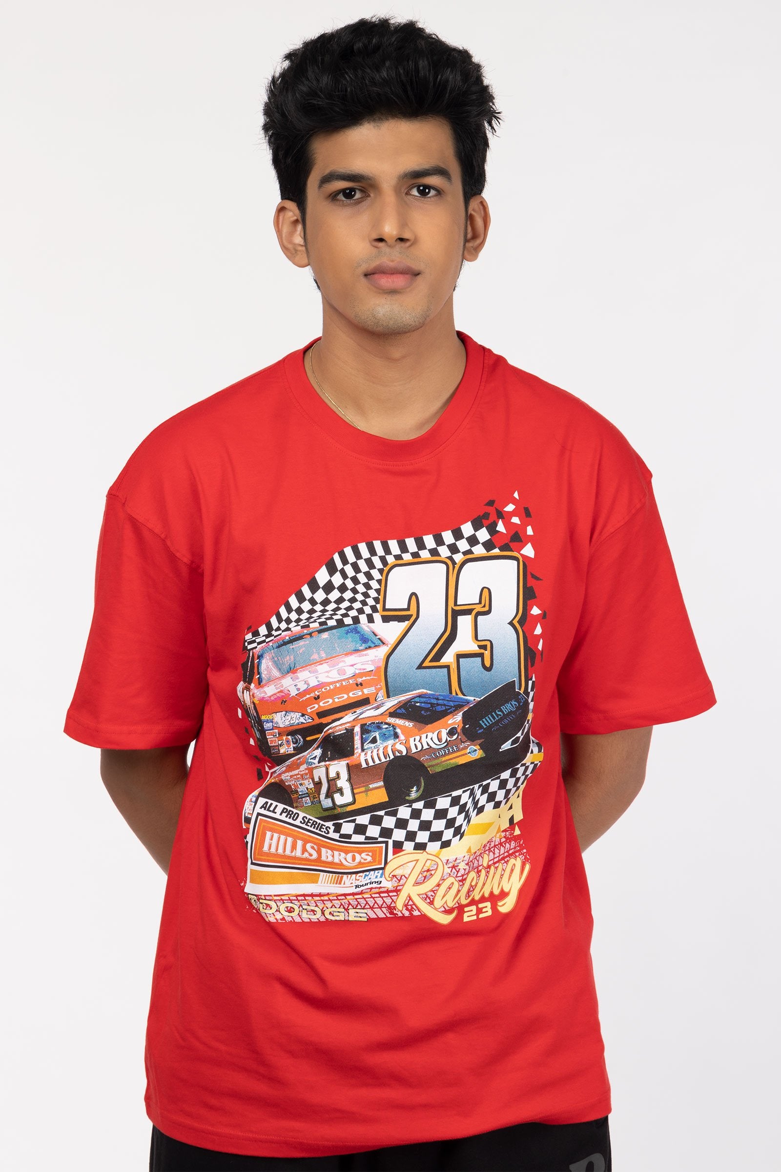 Red Motorsport Oversized T-Shirt - BonkersCorner
