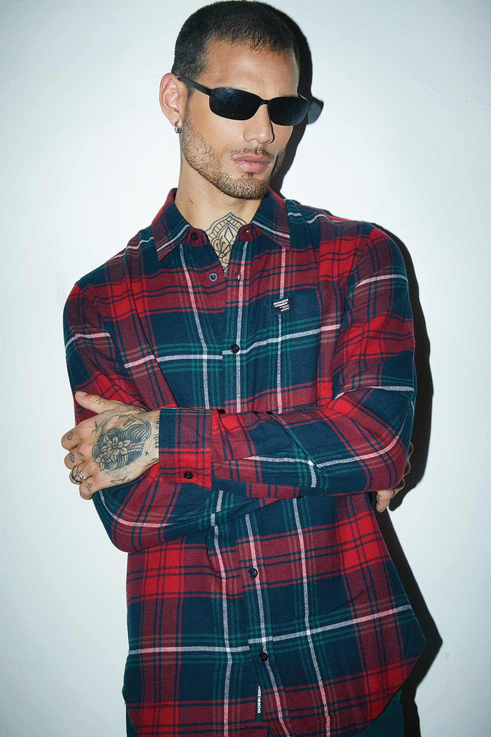 Red Plaid Regular Fit Shirt - BonkersCorner