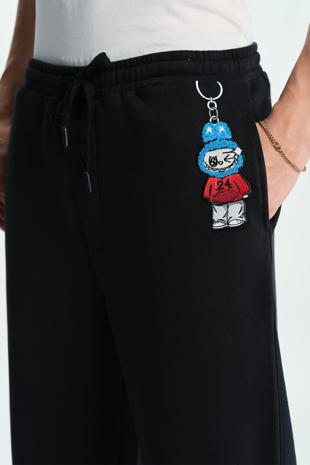 Hoodwinked Black Joggers - BonkersCorner