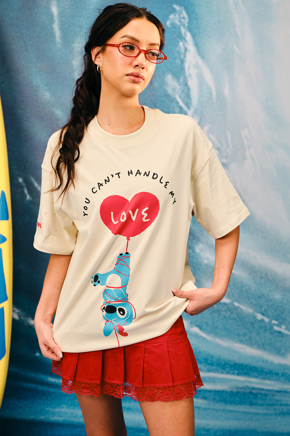 Handle with Love Oversized T-shirt - BonkersCorner