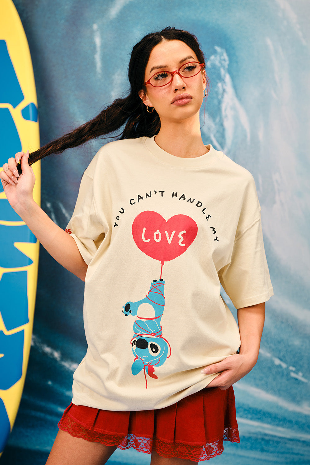 Handle with Love Oversized T-shirt - BonkersCorner