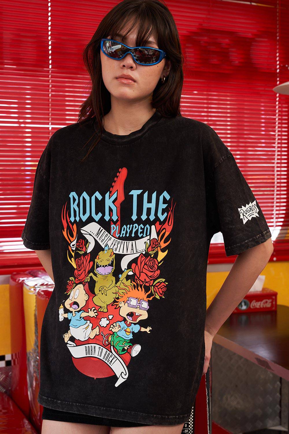 Rock The Playpen Oversized T-shirt - BonkersCorner