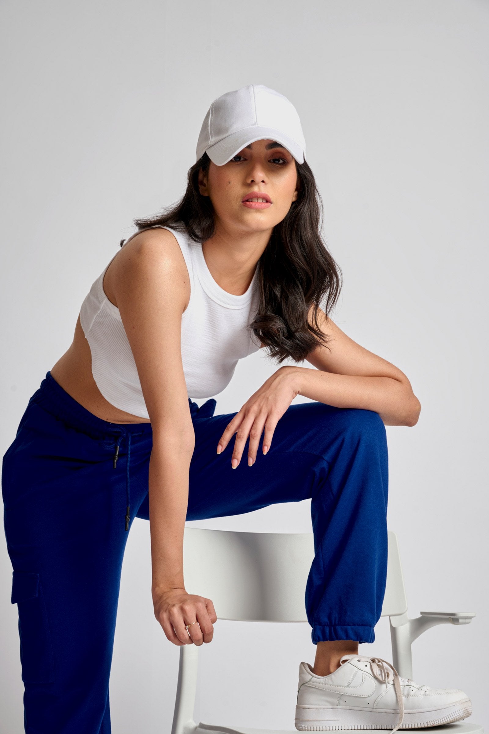 Royal Blue Cargo Pants - BonkersCorner