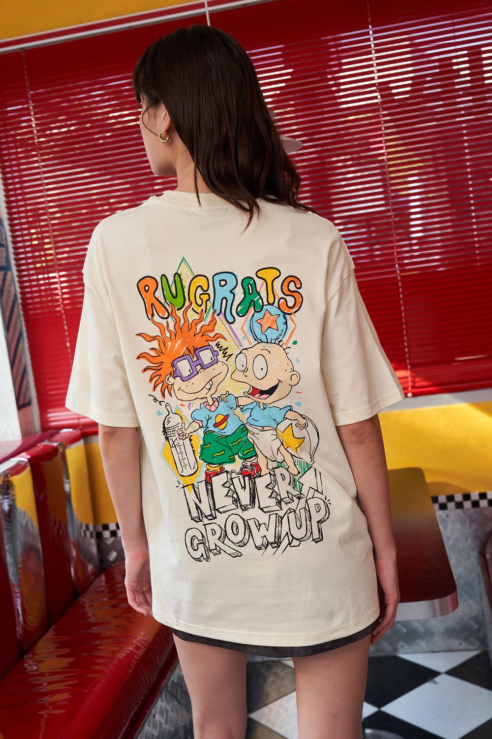 Rugrats - Never Grow Up Oversized T-Shirt - BonkersCorner