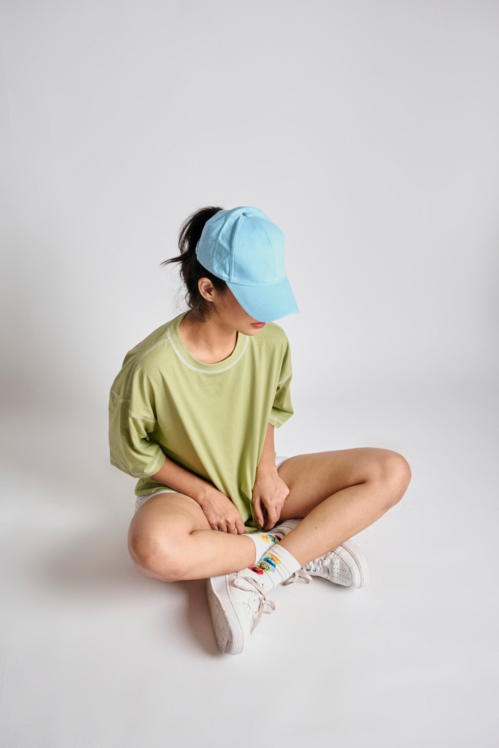 Sage Inside-Out Oversized T-shirt - BonkersCorner