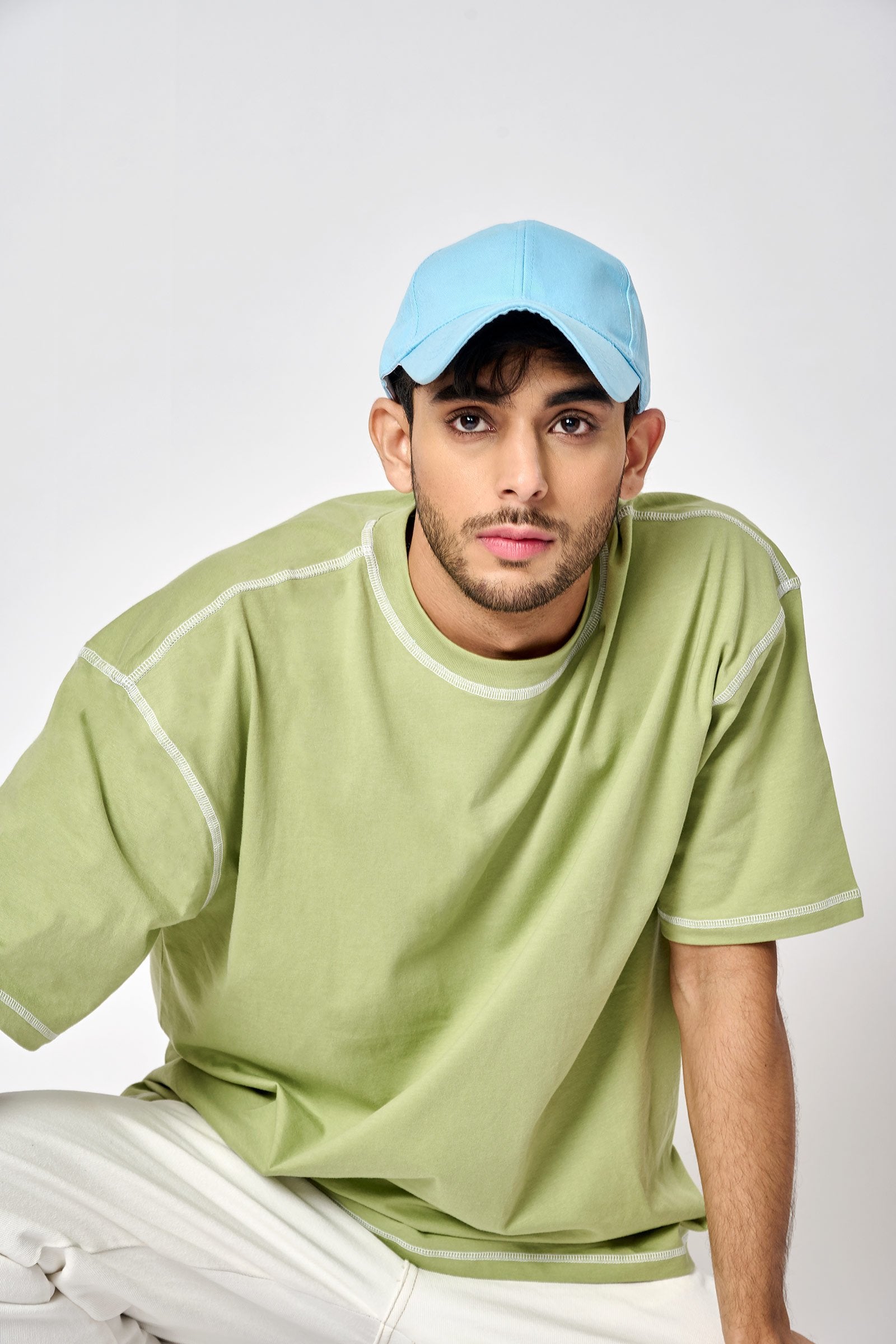 Sage Inside-Out Oversized T-shirt - BonkersCorner