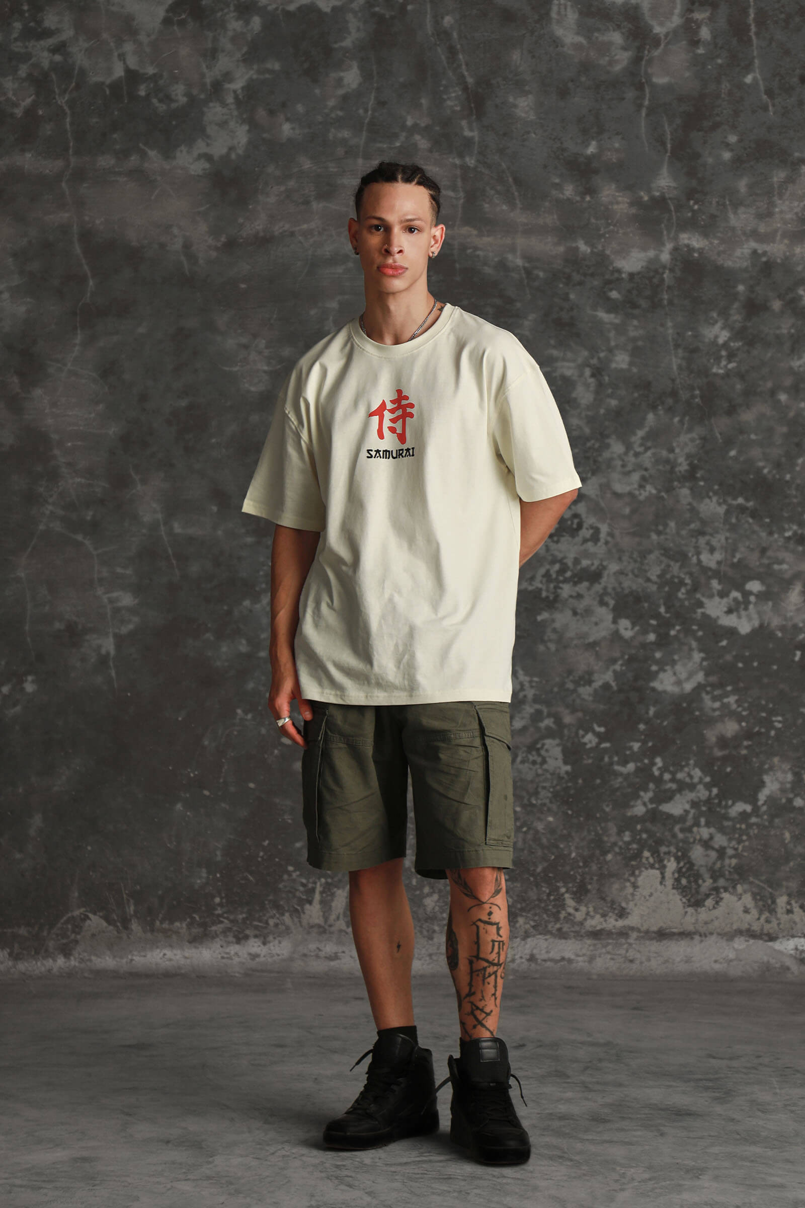 Samurai Oversized T-shirt - BonkersCorner