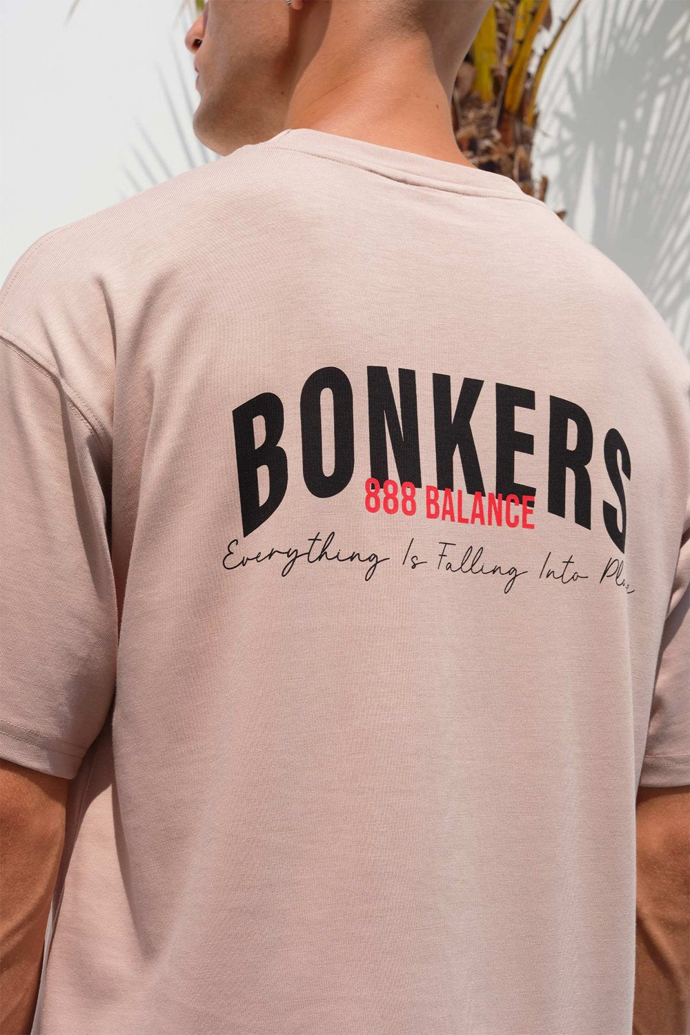 Sand Beige 100% Supima Cotton Oversized T-shirt - BonkersCorner