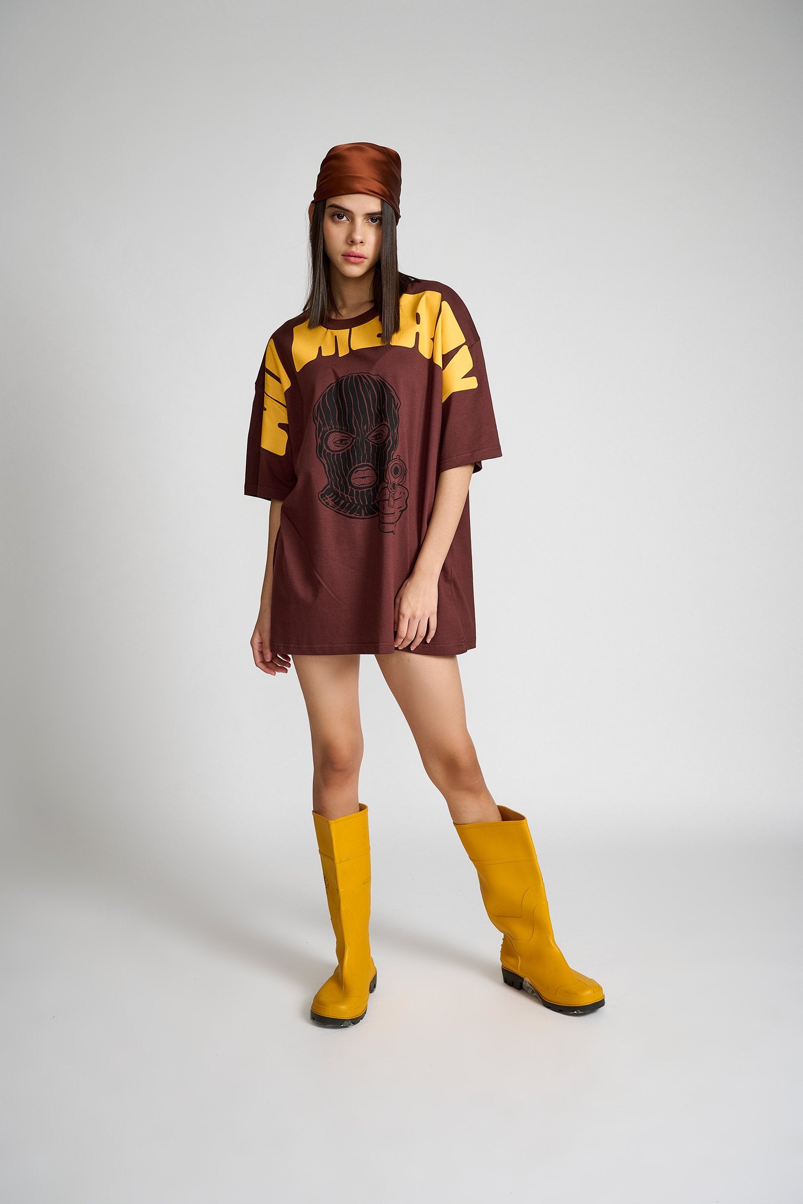 Show No Mercy Oversized T-shirt - BonkersCorner