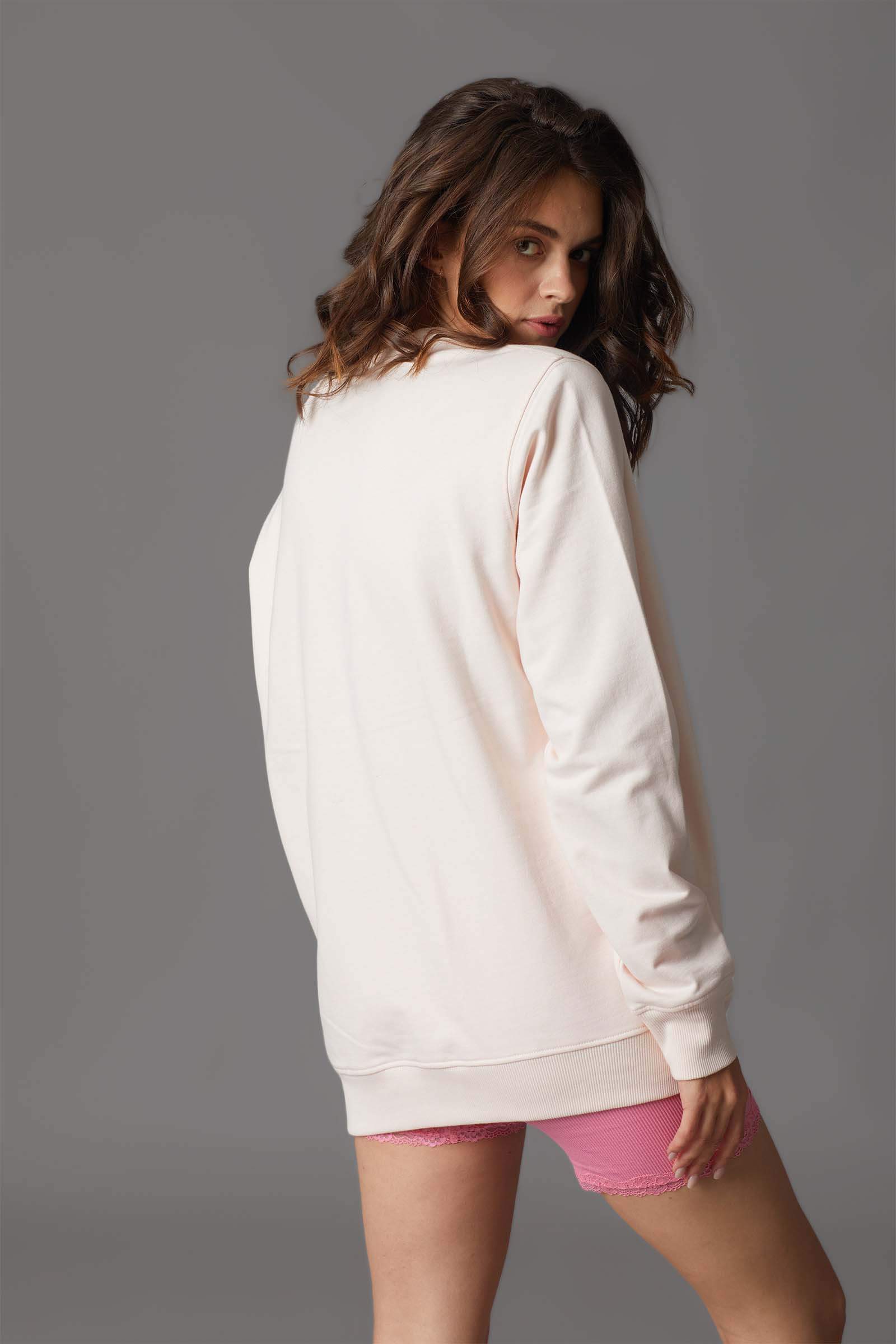 Signature Baby Pink Sweatshirt - BonkersCorner