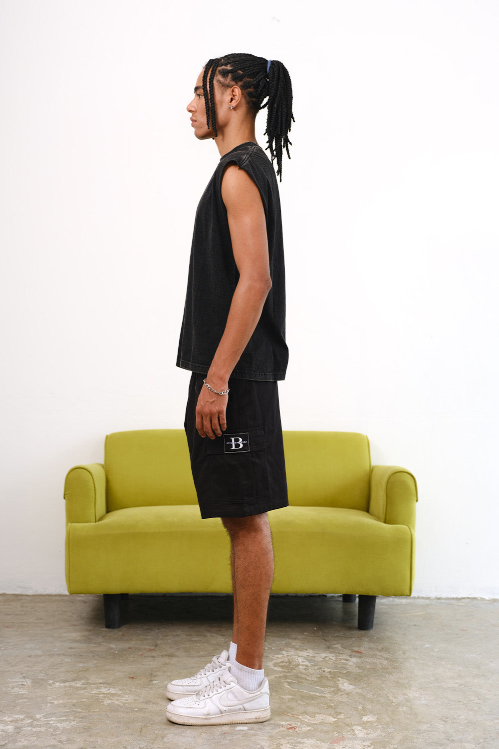 Signature Black Utility Shorts - BonkersCorner