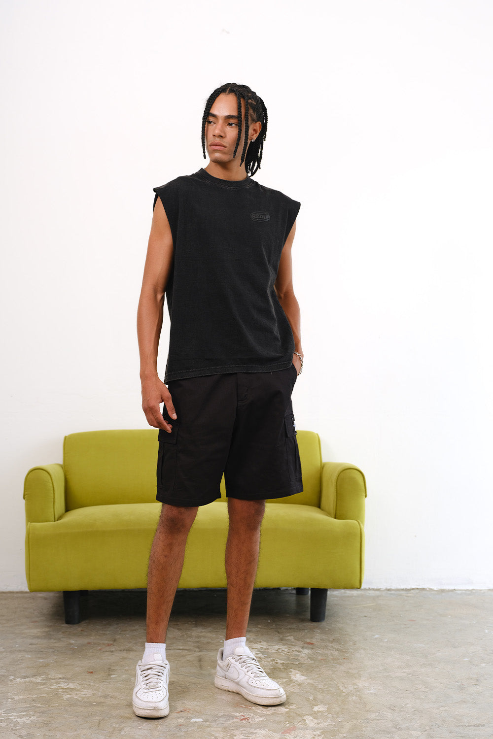 Signature Black Utility Shorts - BonkersCorner
