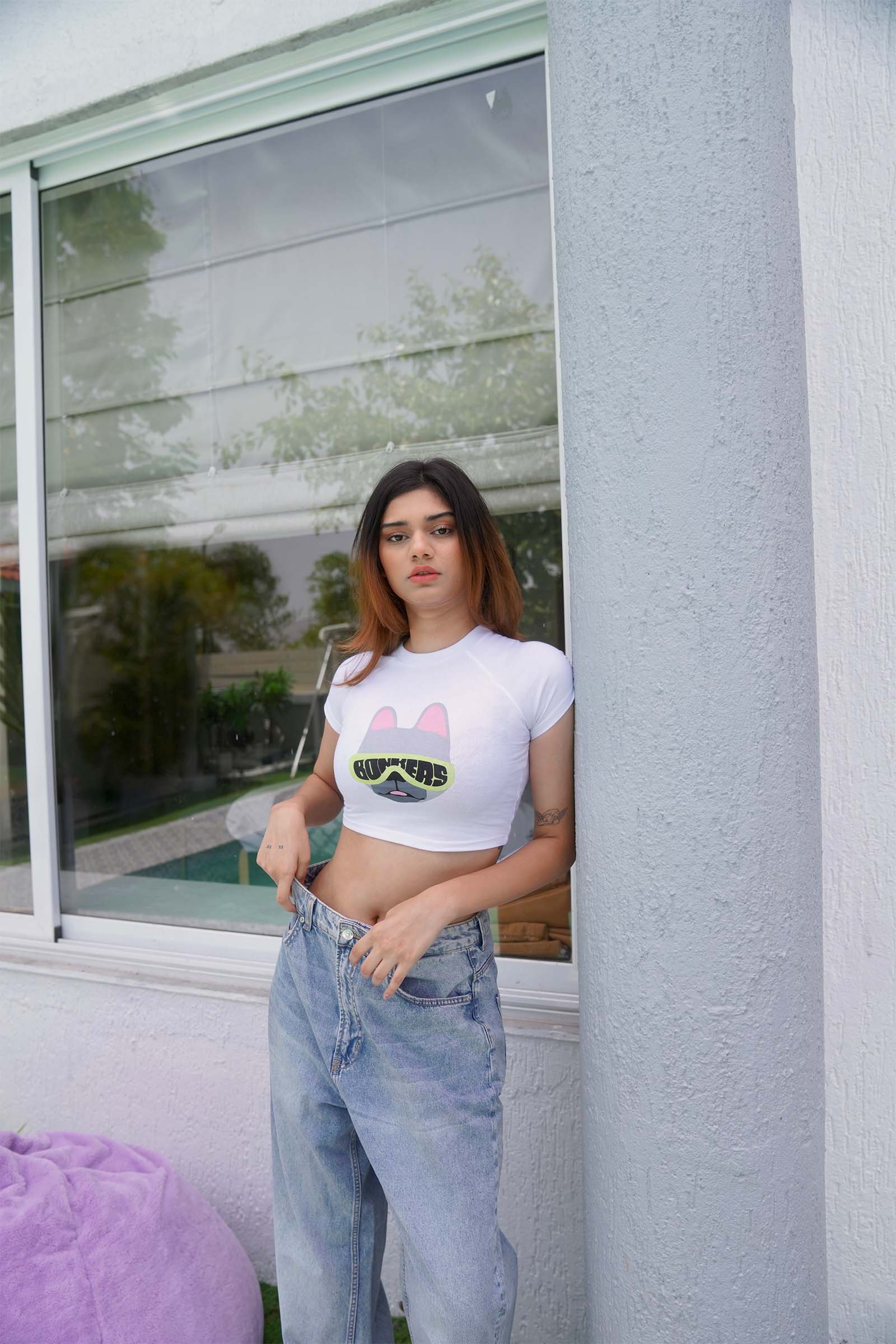 Signature Bulldog Baby Tee - BonkersCorner
