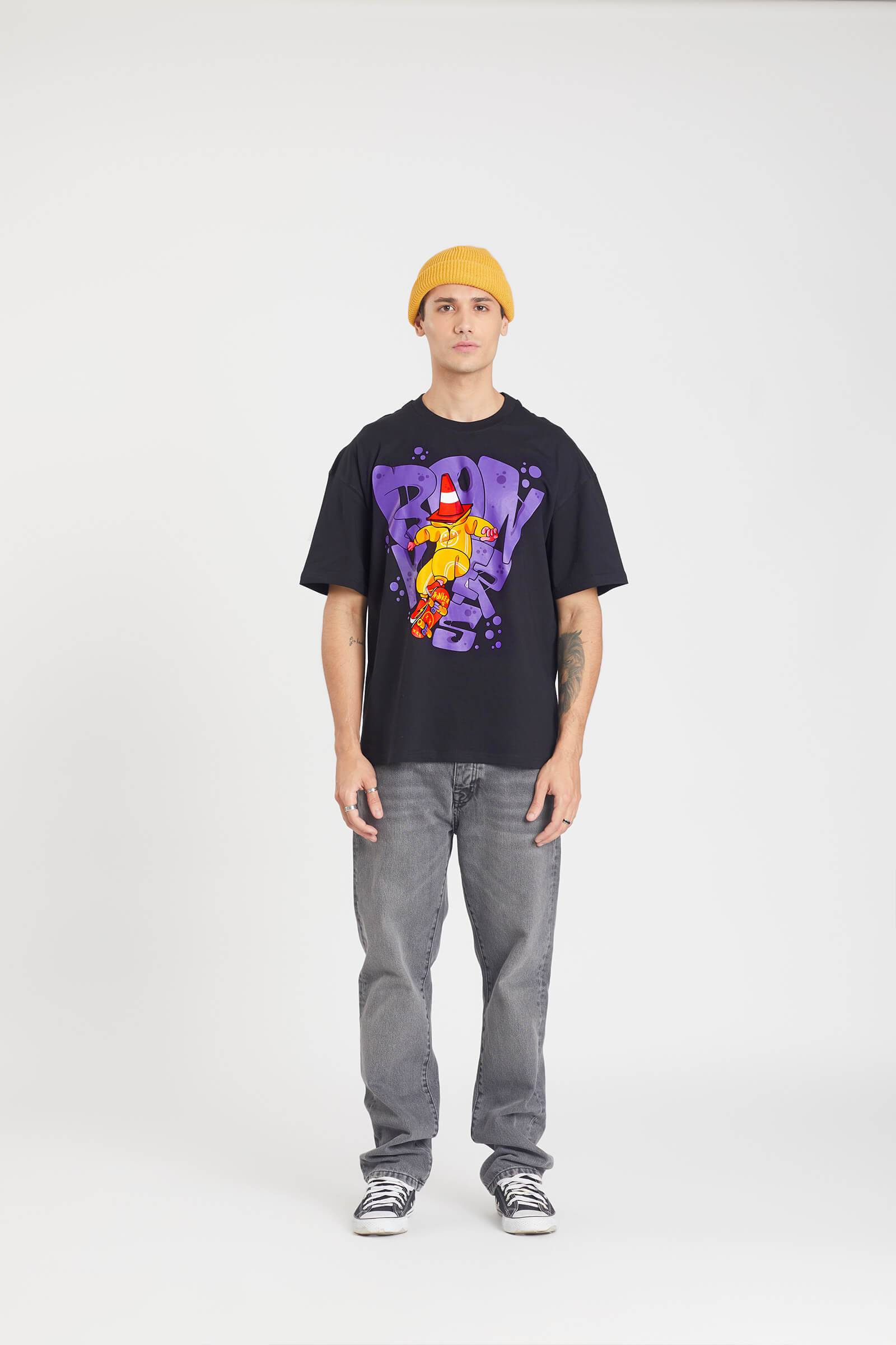 Signature Cone Man Oversized T-shirt - BonkersCorner