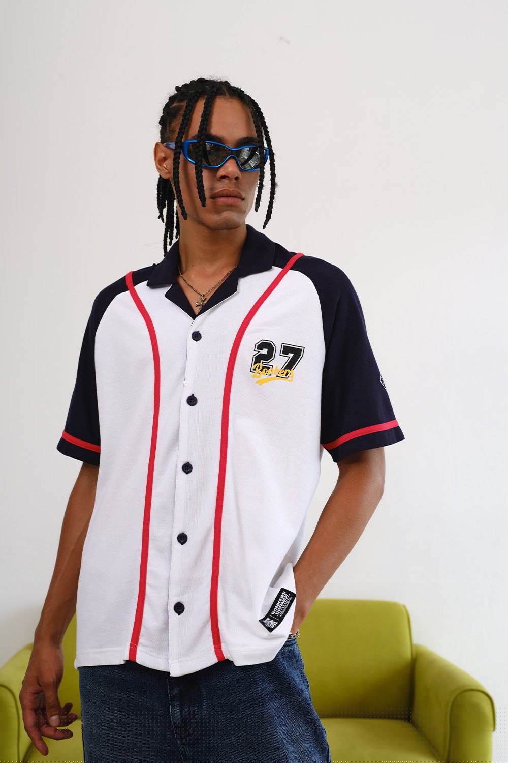 Signature Oversized Baseball Shirt - BonkersCorner