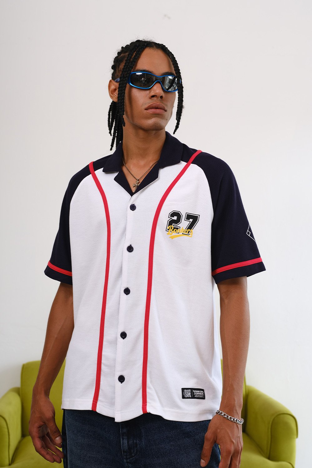 Signature Oversized Baseball Shirt - BonkersCorner