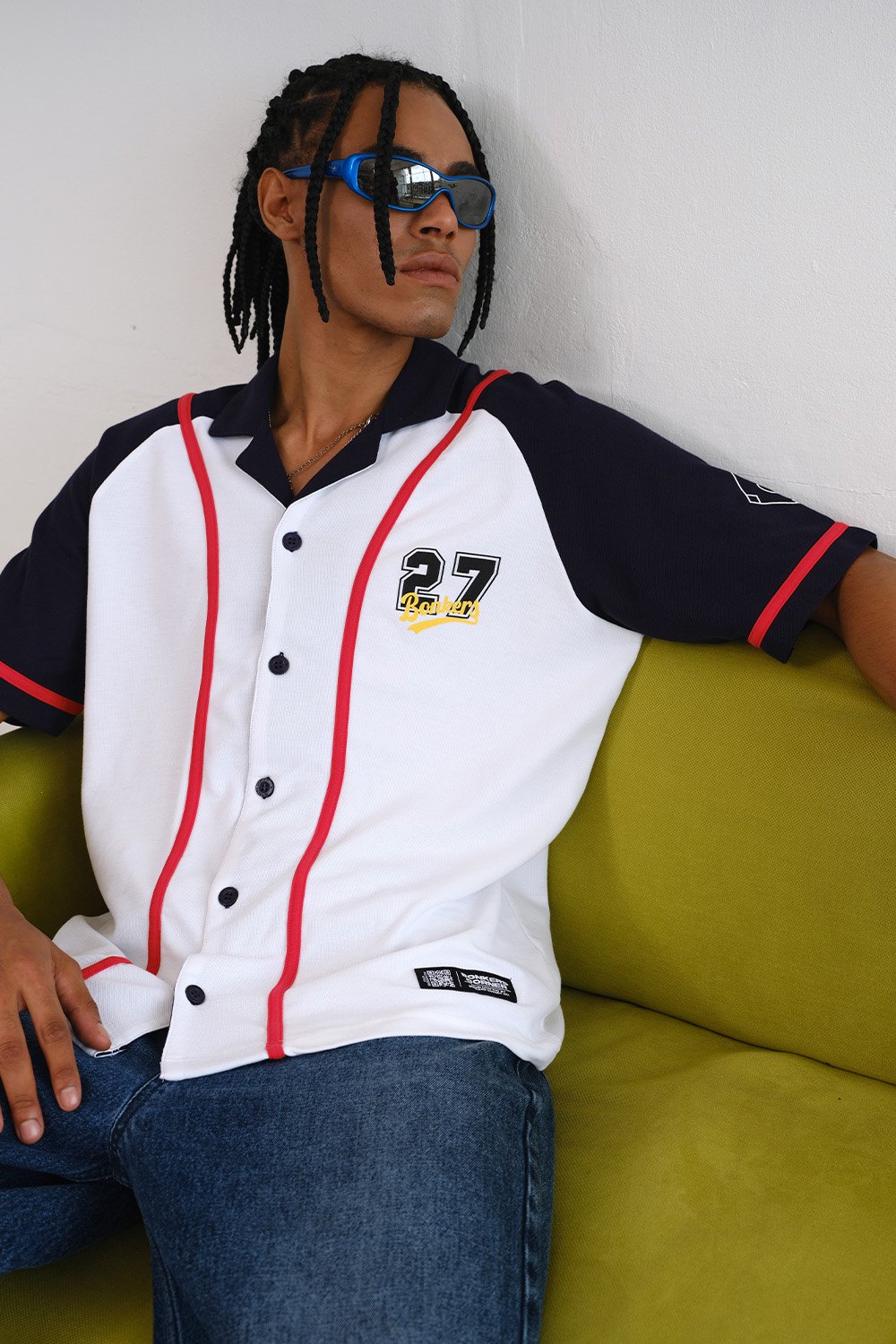 Signature Oversized Baseball Shirt - BonkersCorner